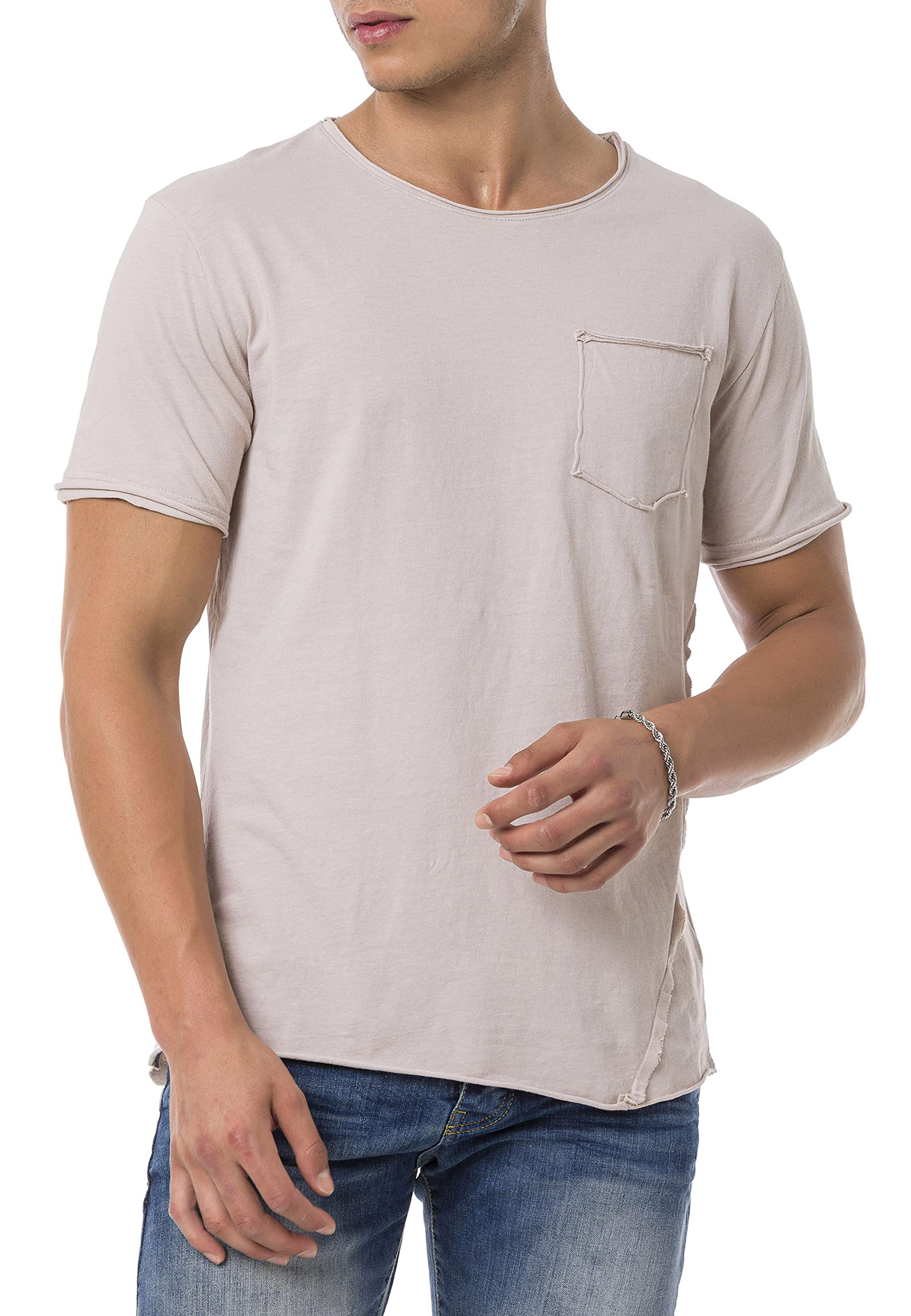 redbridge-t-shirts-asymmetric-brusttasche-schwarz image 3
