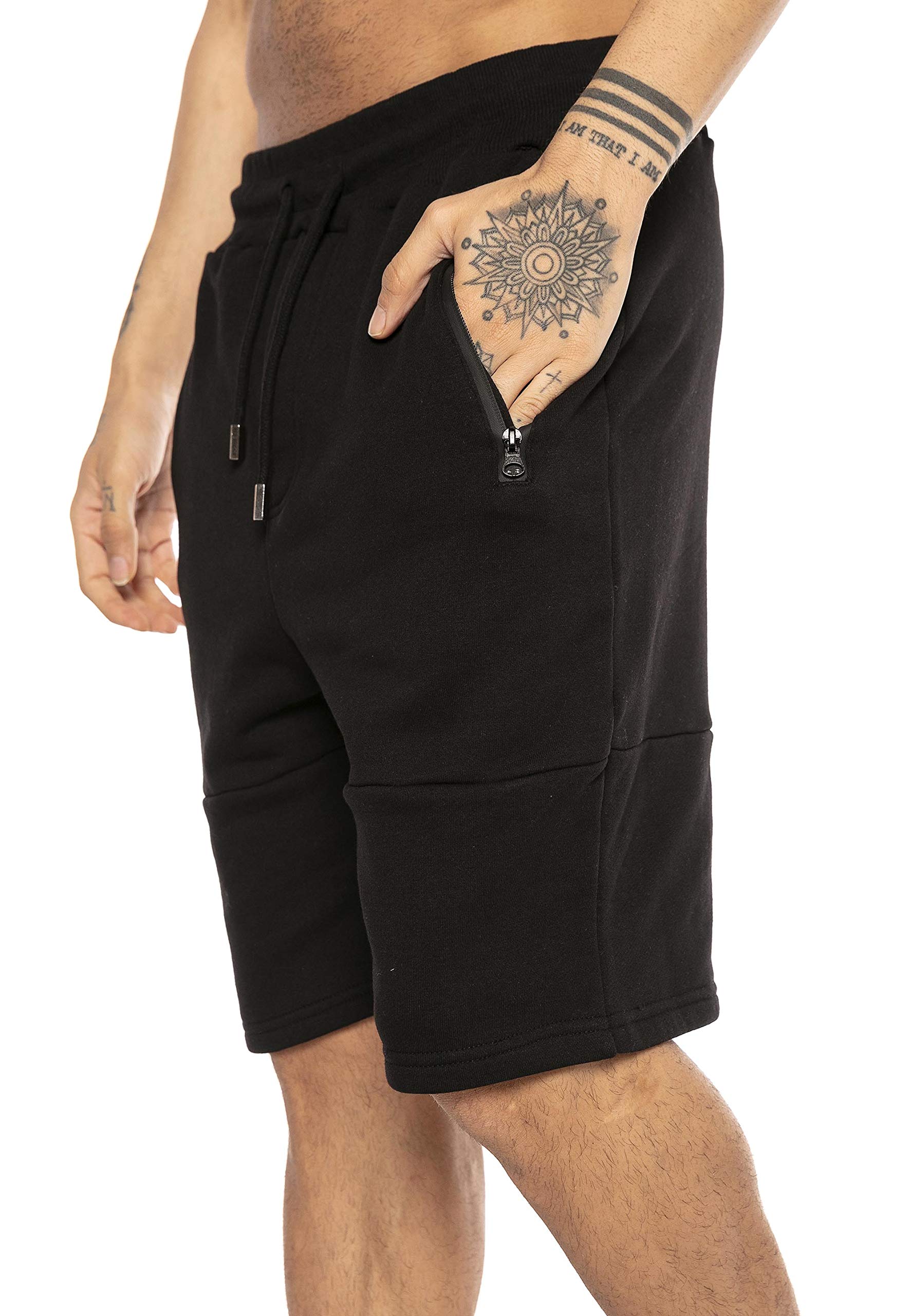 redbridge-shorts-sweatpants-kurze-hose-jogger-premium-schwarz-l image 2