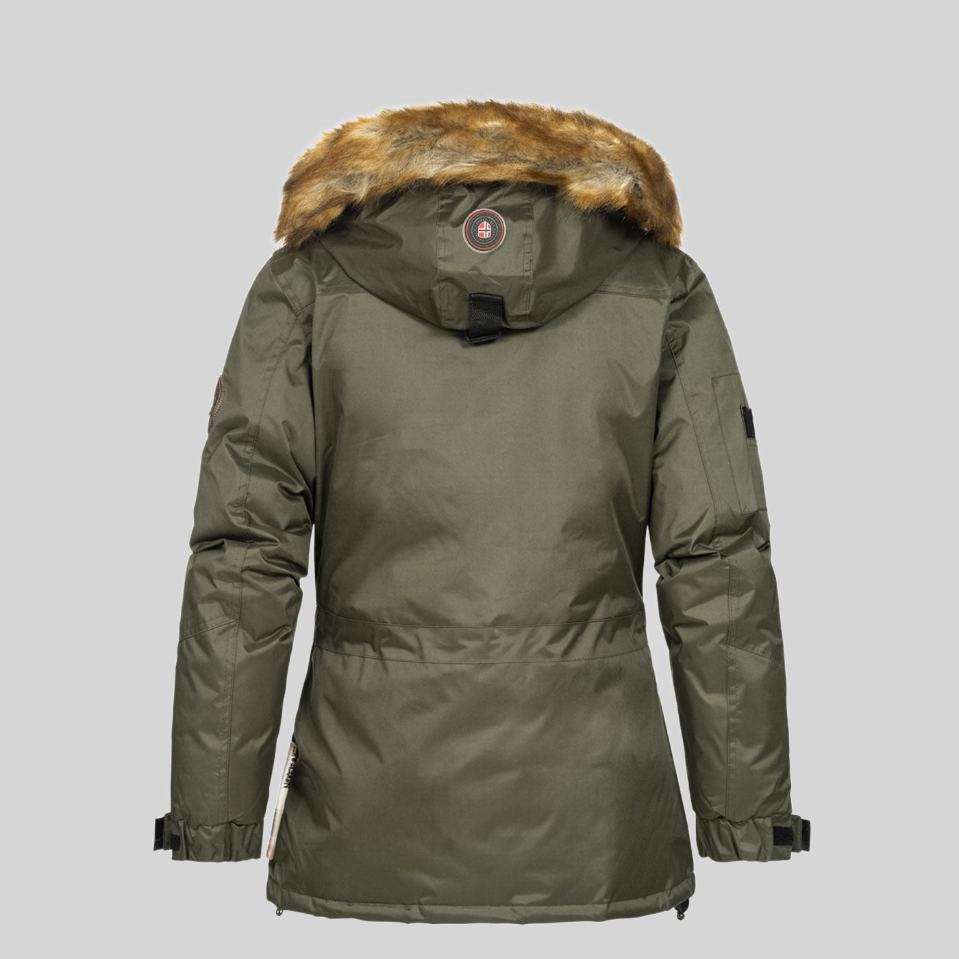 geographical-norway-bellaciao-parka-schwarz-winter-fellkapuze image 6