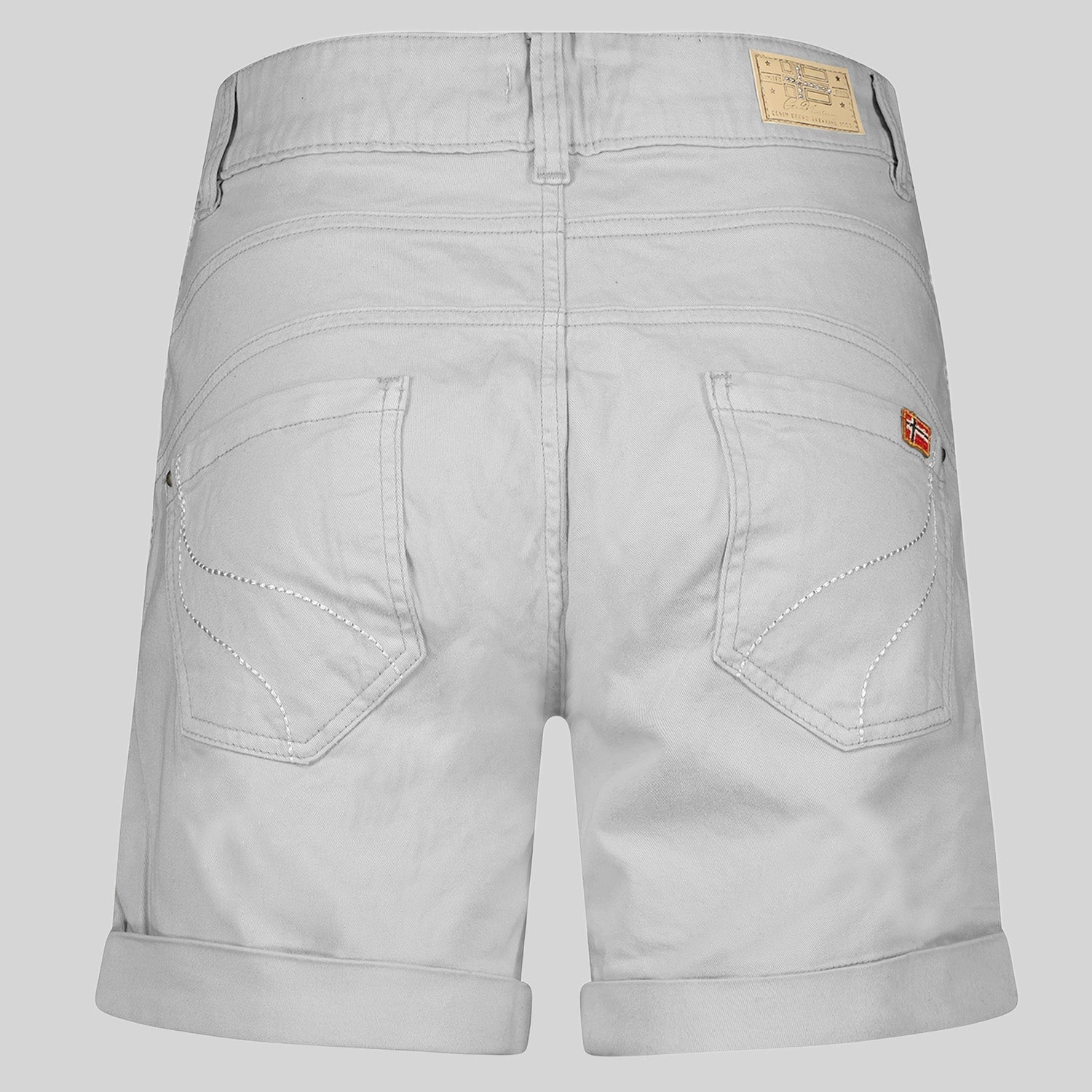 geographical-norway-perlate-bermuda-damen-hellgrau-stretch image 2