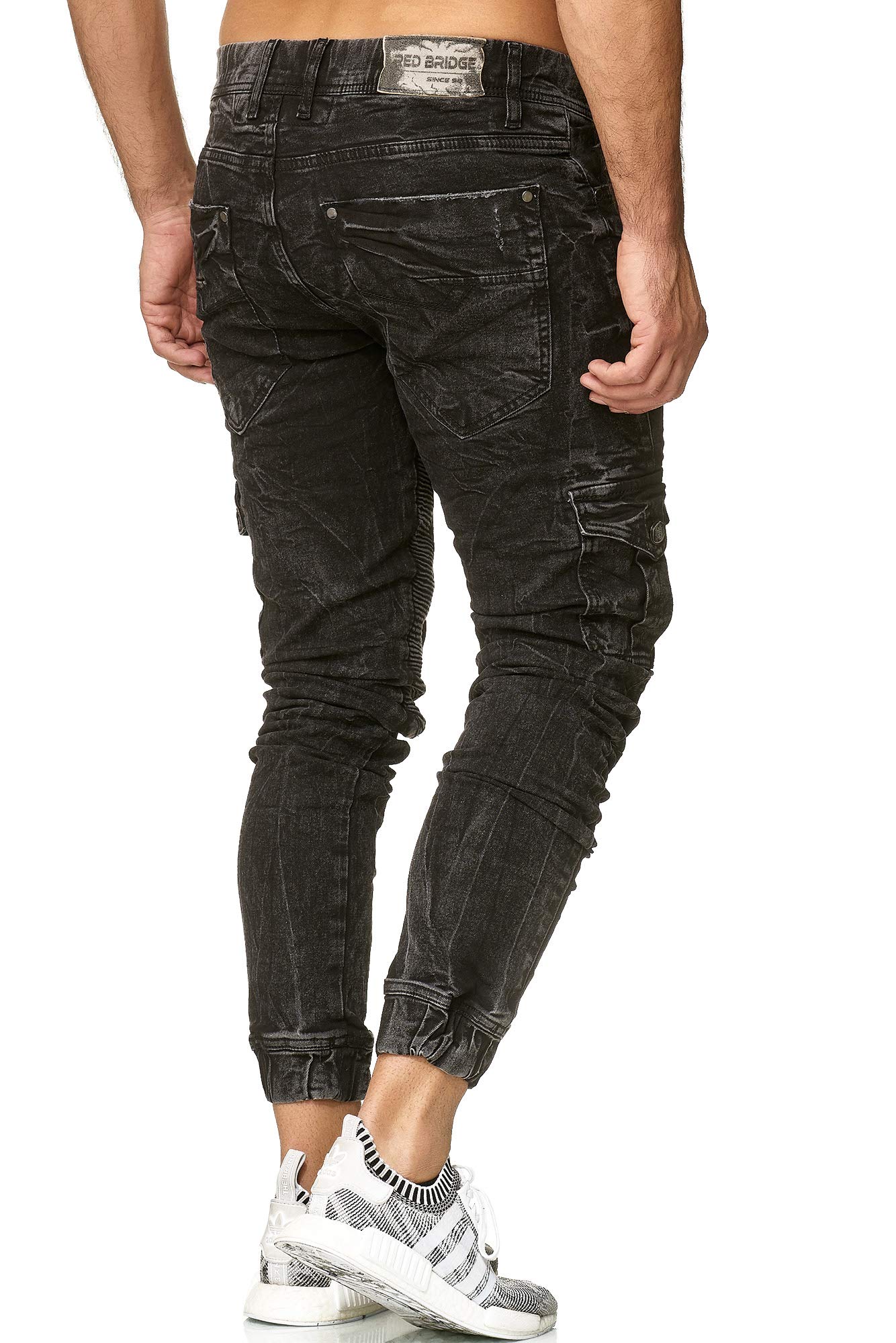 redbridge-jeans-m4208-herren-jogger-cargo-slim-schwarz image 4