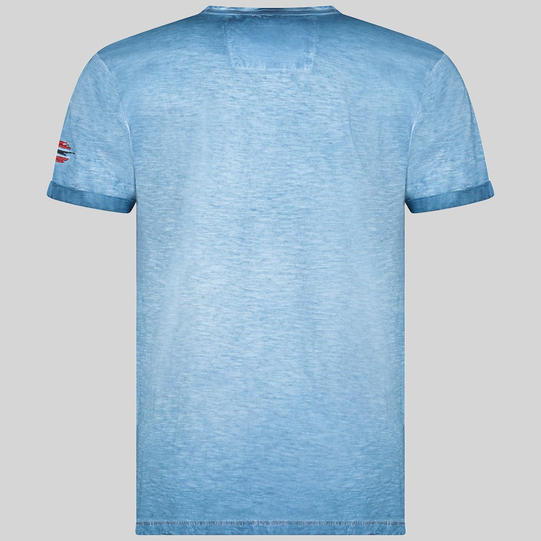 geographical-norway-jiwash-herren-t-shirt-blau-v-ausschnitt image 2
