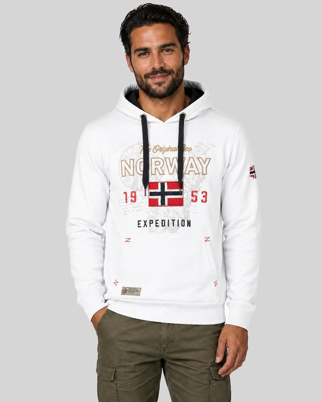 geographical-norway-guitre-hoodie-herren-schwarz-print image 5