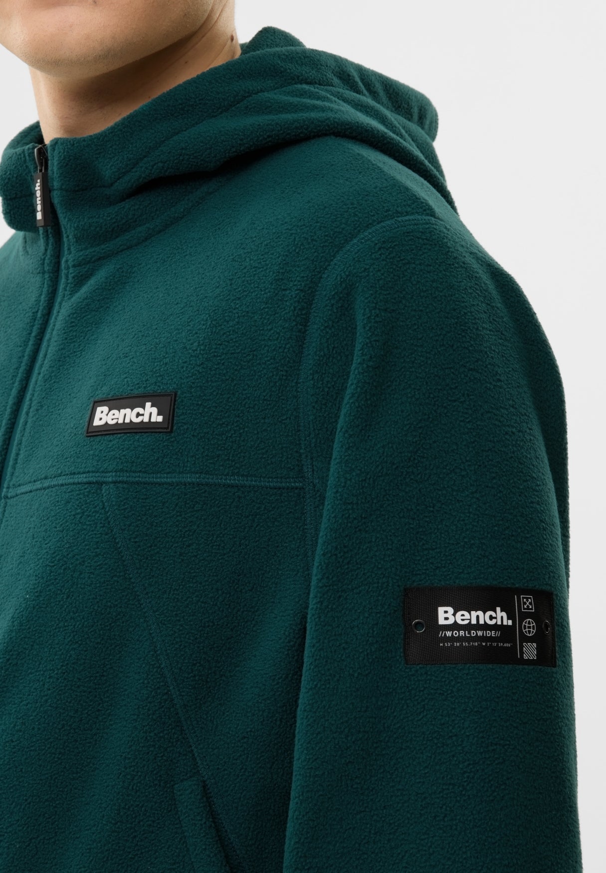 bench-nexter-fleecejacke-herren-oatmeal-regular-fit image 8