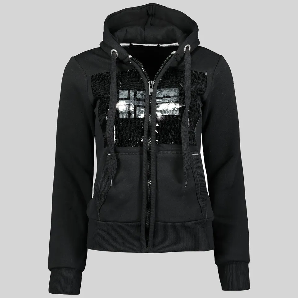 geographical-norway-gula-damen-sweatshirt-schwarz-kapuze image 1