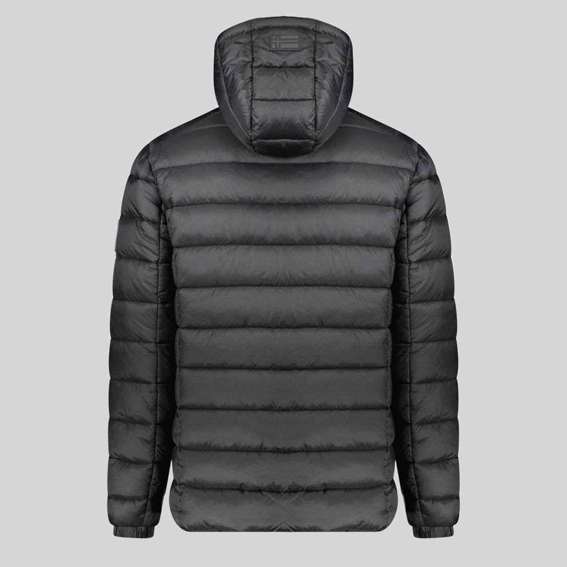 geographical-norway-drapeau-herren-steppjacke-schwarz-schwarz-kapuze-leicht image 4