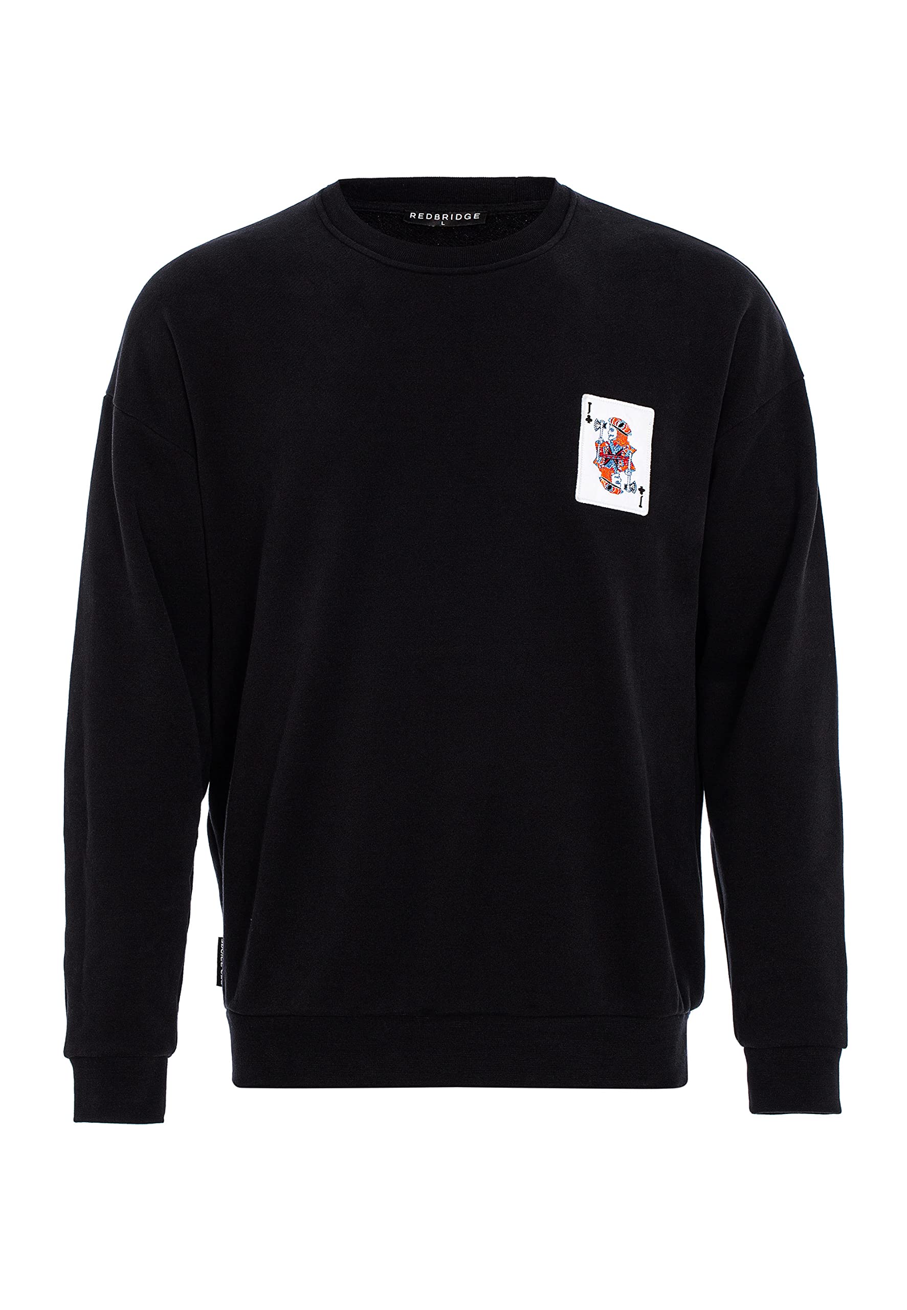 redbridge-k-nig-karte-pullover-sweatshirt-herren-bestickt-beige image 4