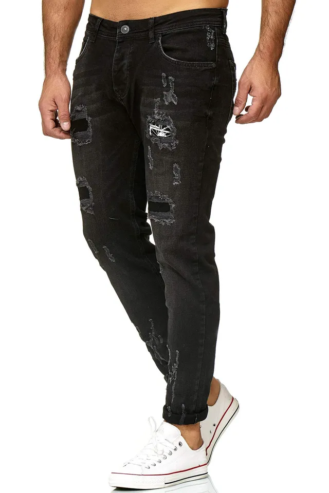 redbridge-m4220-jeans-herren-regular-fit-weapon-choice-ripped image 1