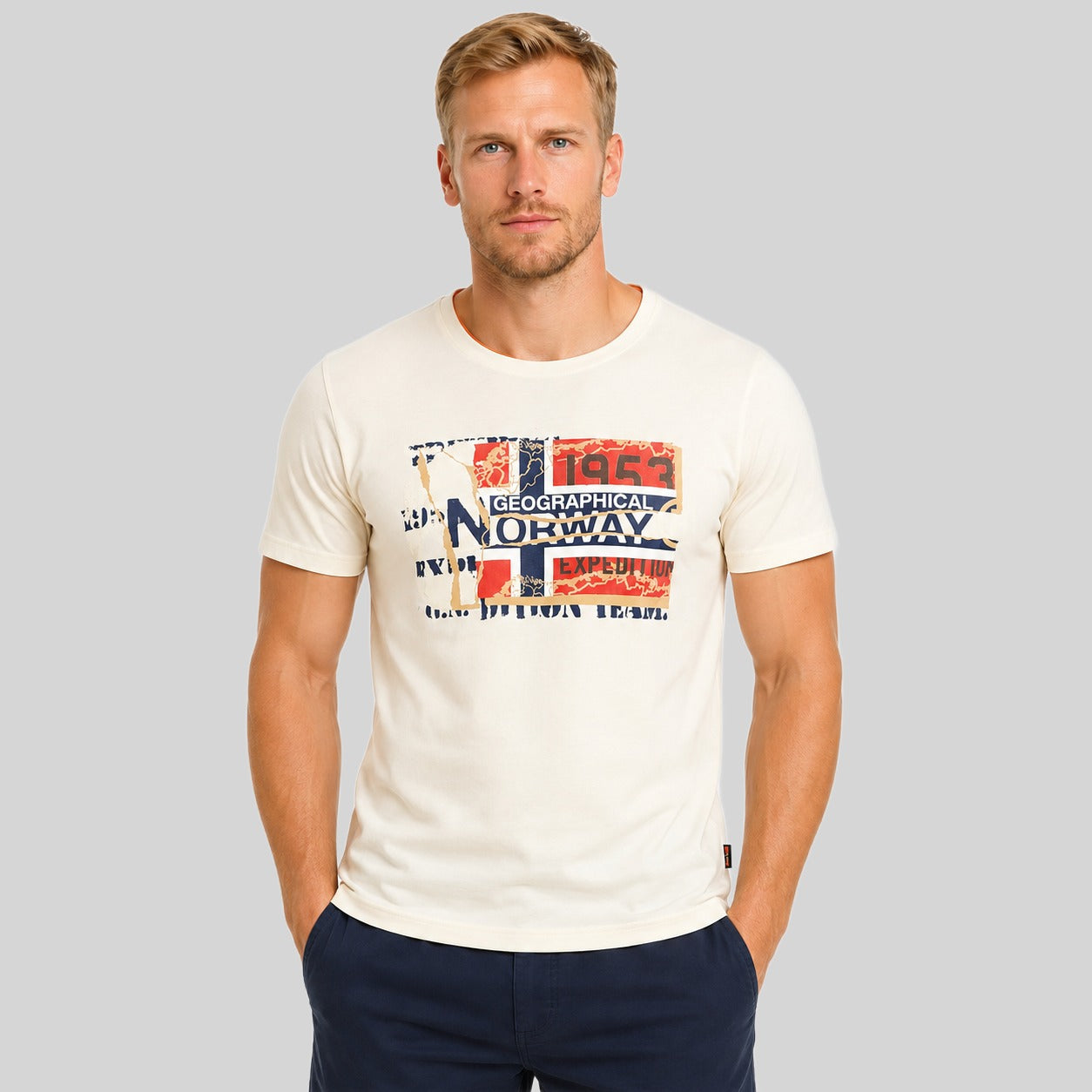 geographical-norway-jaytorn-t-shirt-herren-blau-baumwolle image 6