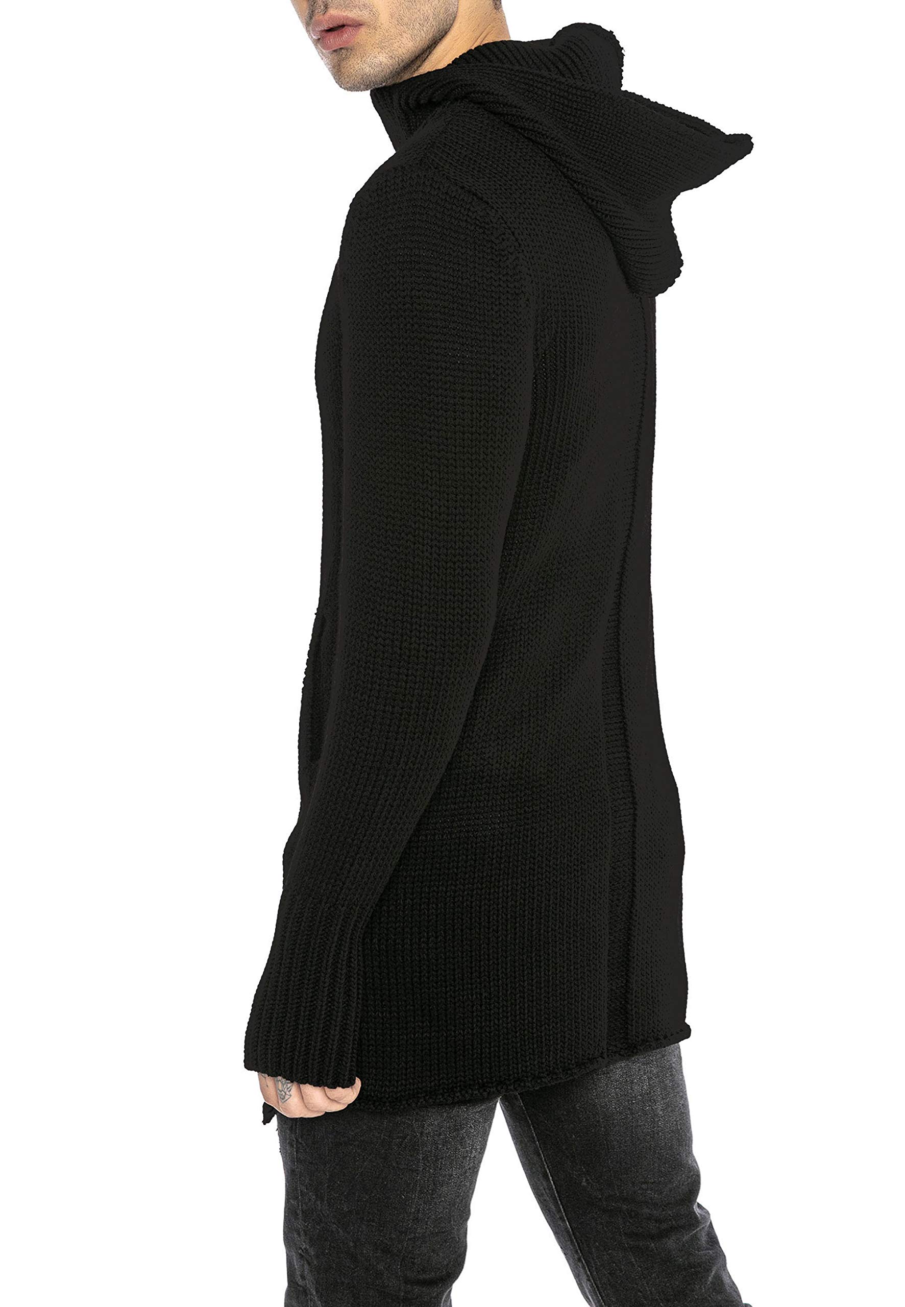 redbridge-asymetric-cut-strickjacke-herren-kapuze-gr-l image 4