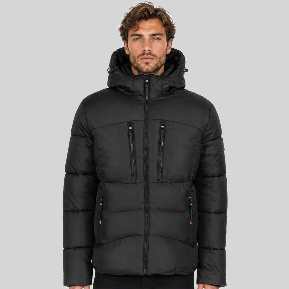 geographical-norway-armenie-steppjacke-herren-schwarz-mit-kapuze image 1
