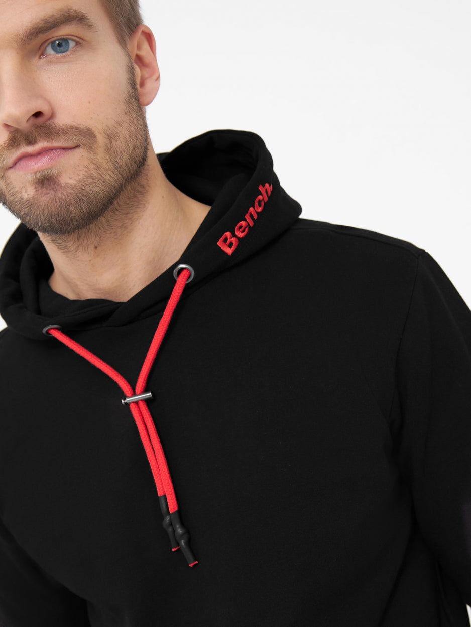 bench-stats-hoodie-herren-bio-baumwolle-schwarz image 4