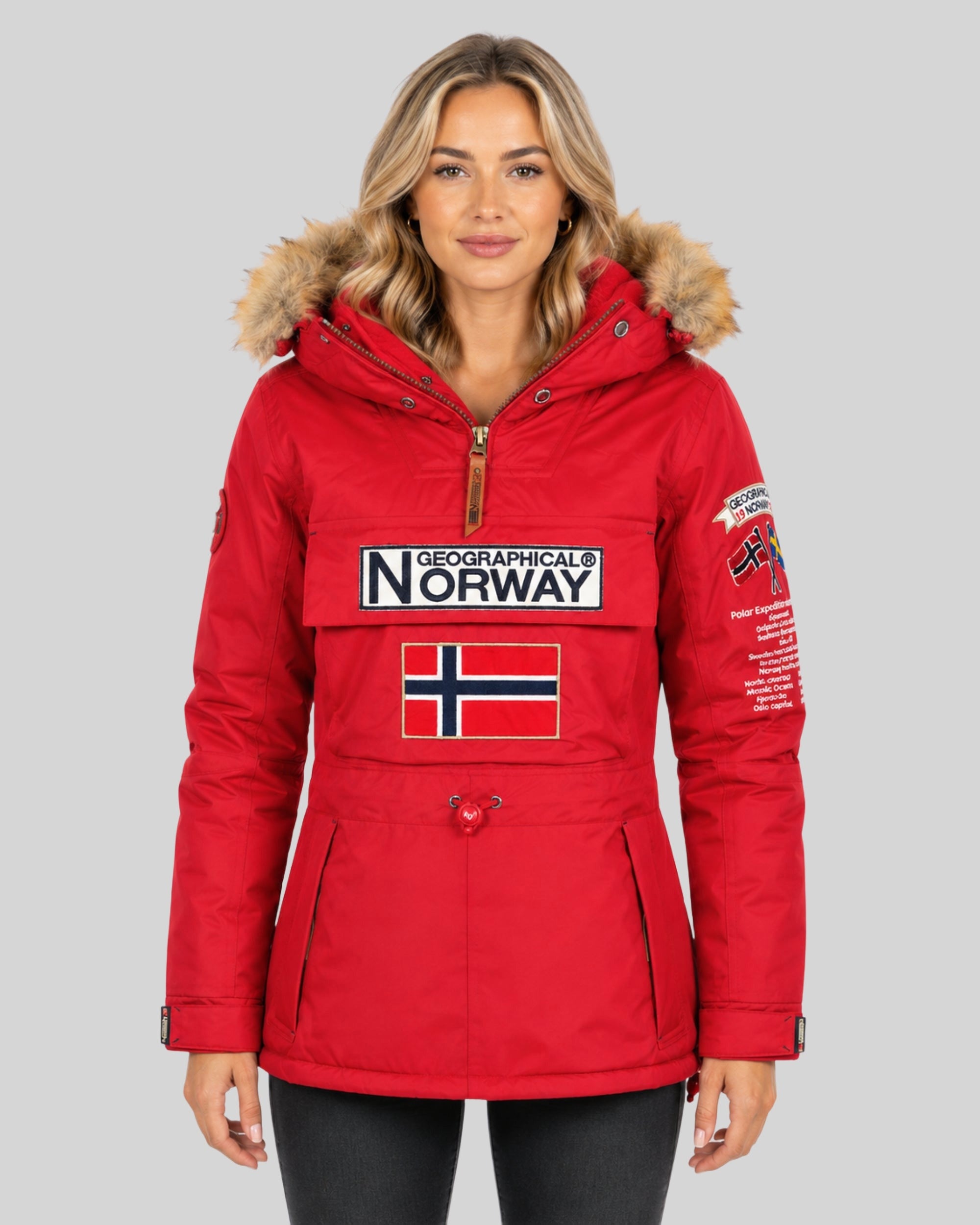 geographical-norway-bridget-damen-parka-winterjacke-kaki image 7