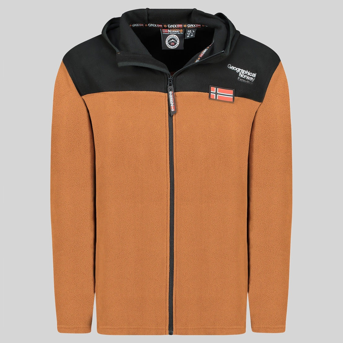 geographical-norway-uniclerc-hood-herren-fleecejacke-schwarz image 7