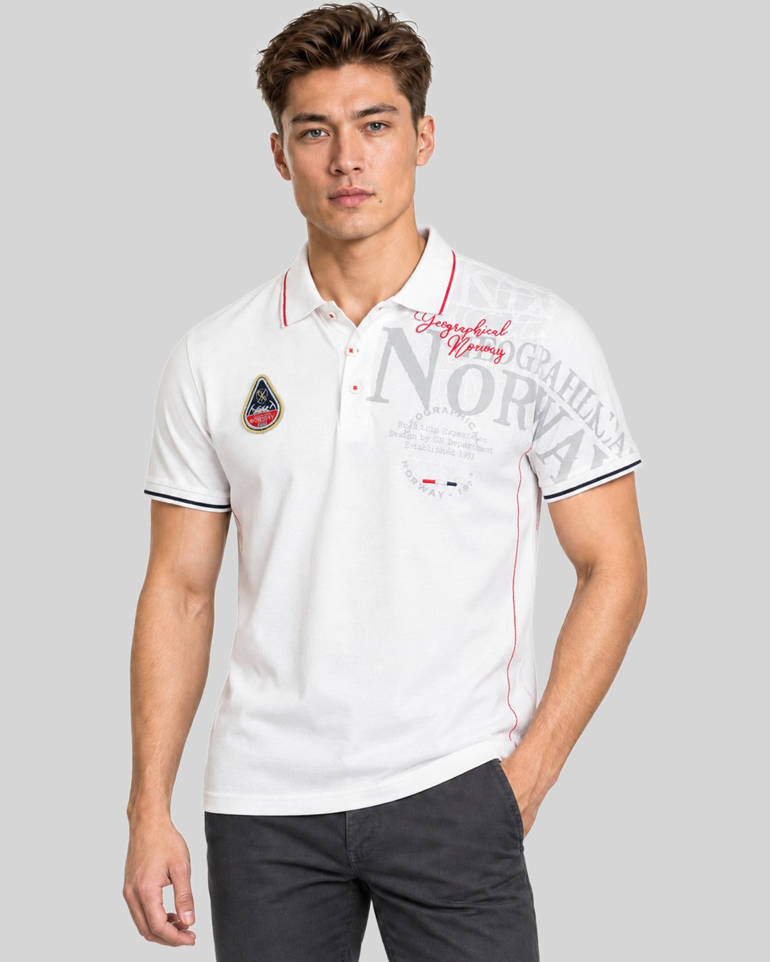 geographical-norway-kadventure-herren-polo-schwarz-kurzarm image 6