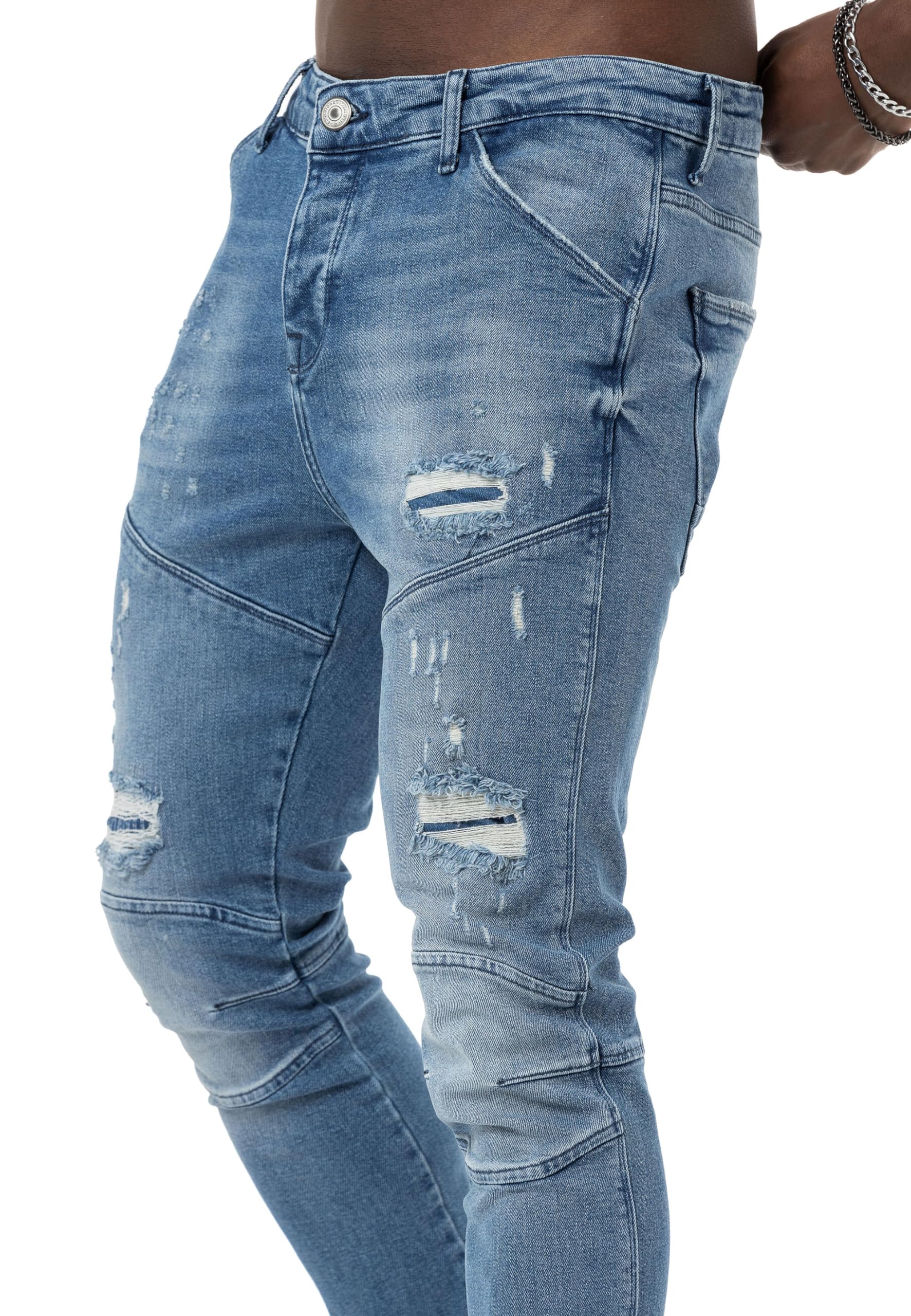 redbridge-jeans-herren-denim-hose-32w-34l-alltag image 5