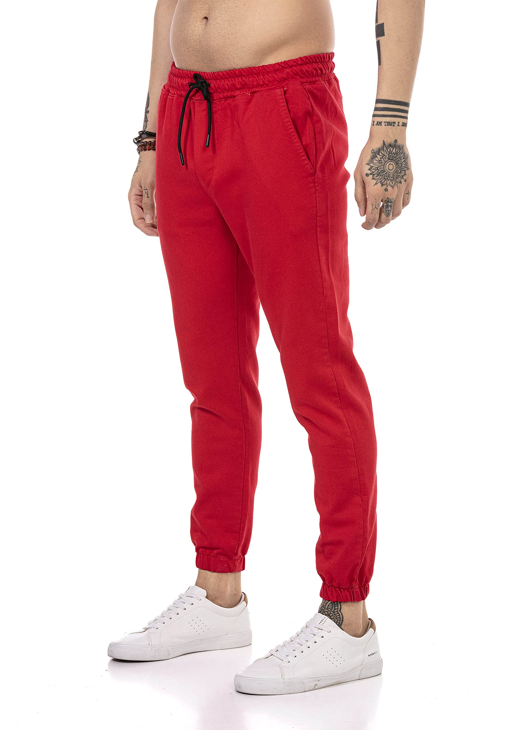 redbridge-hose-herren-chino-jogger-schwarz-freizeithose image 8