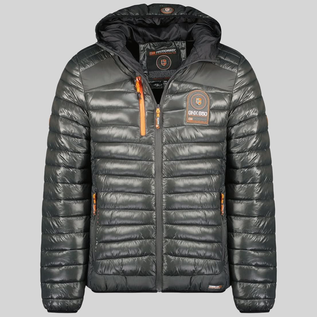 geographical-norway-briout-herren-blouson-khaki-wattiert image 5