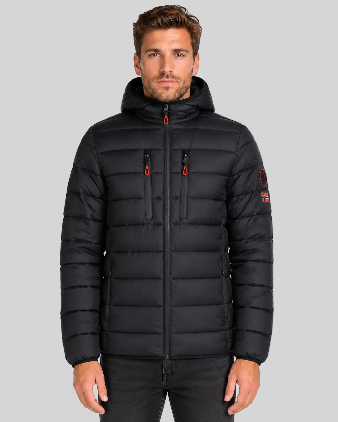 geographical-norway-alaric-herren-daunenjacke-schwarz-leicht image 1