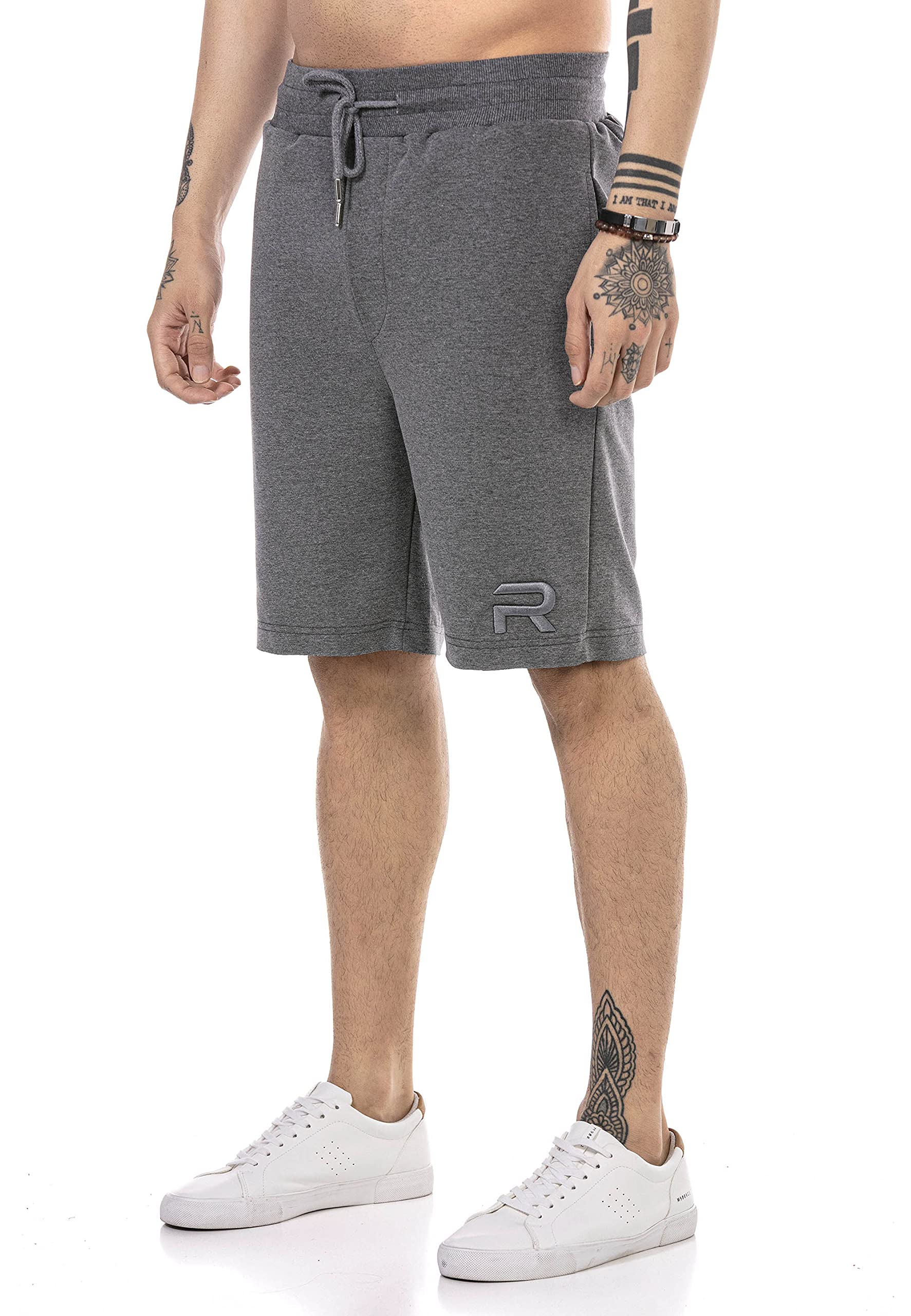 redbridge-shorts-herren-sweathose-kurz-dunkelgrau-l image 3