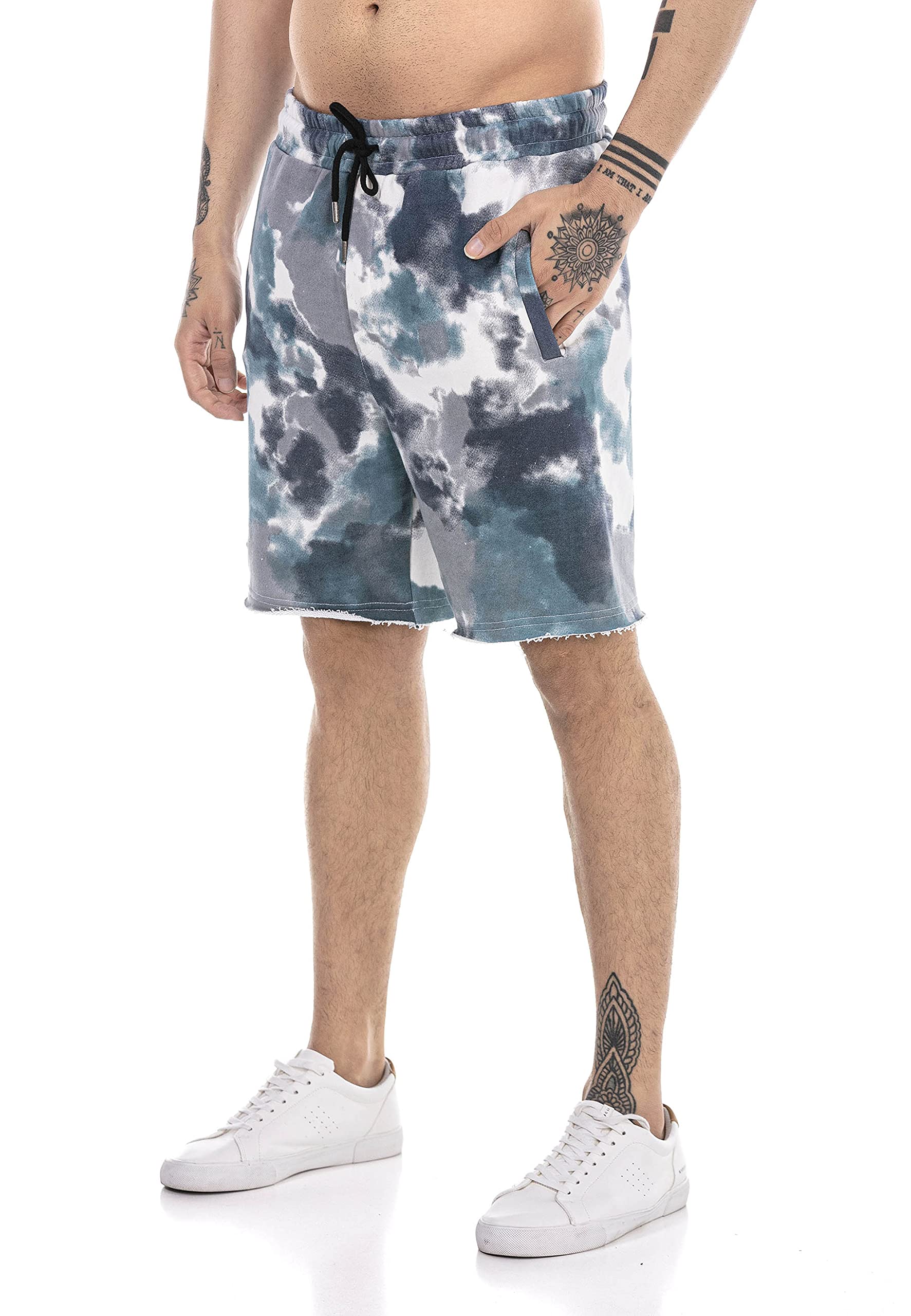 redbridge-shorts-herren-sweat-knielang-gr-e-l-blau image 3