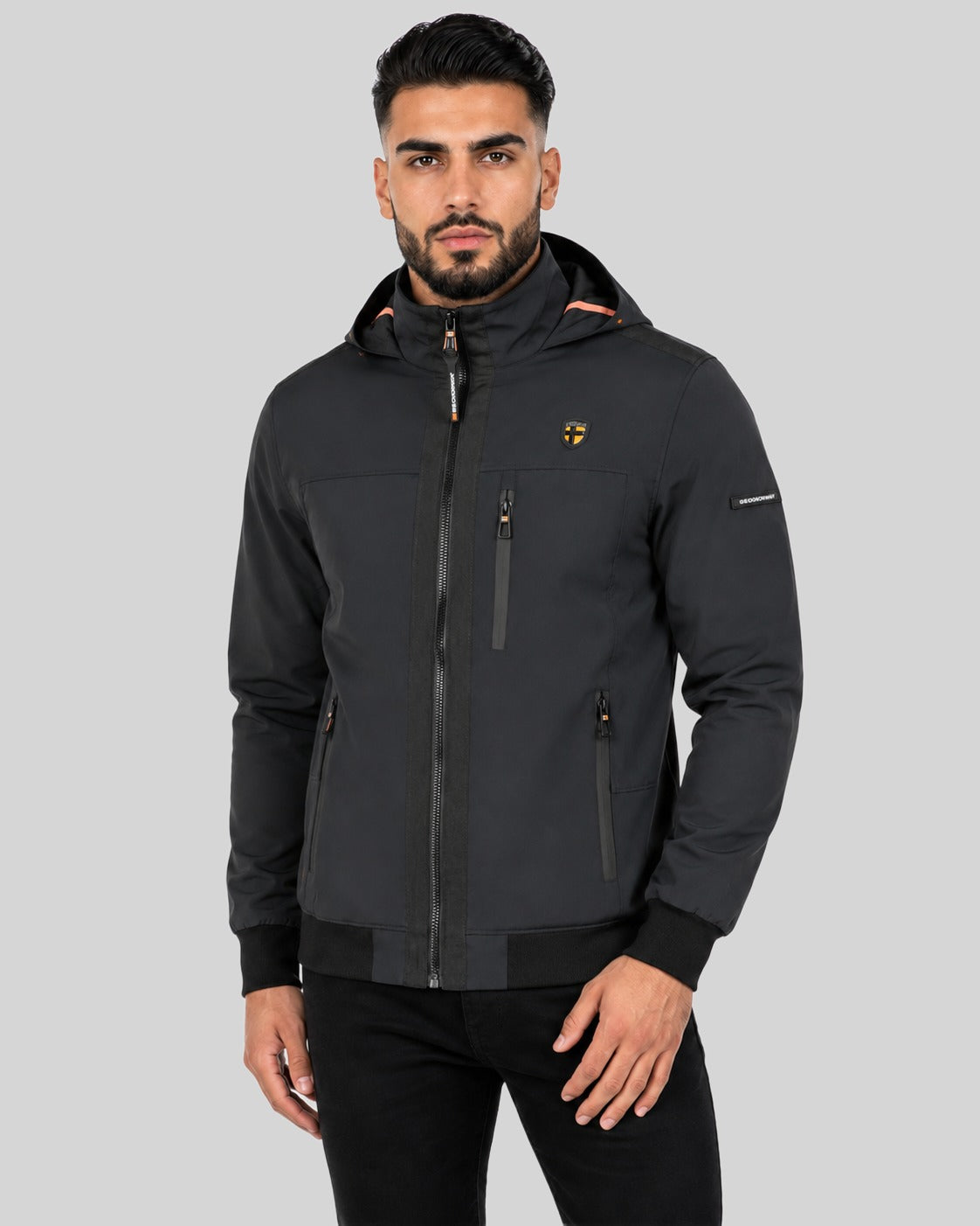 geographical-norway-bacary-herren-bergangsjacke-khaki-wendejacke image 5