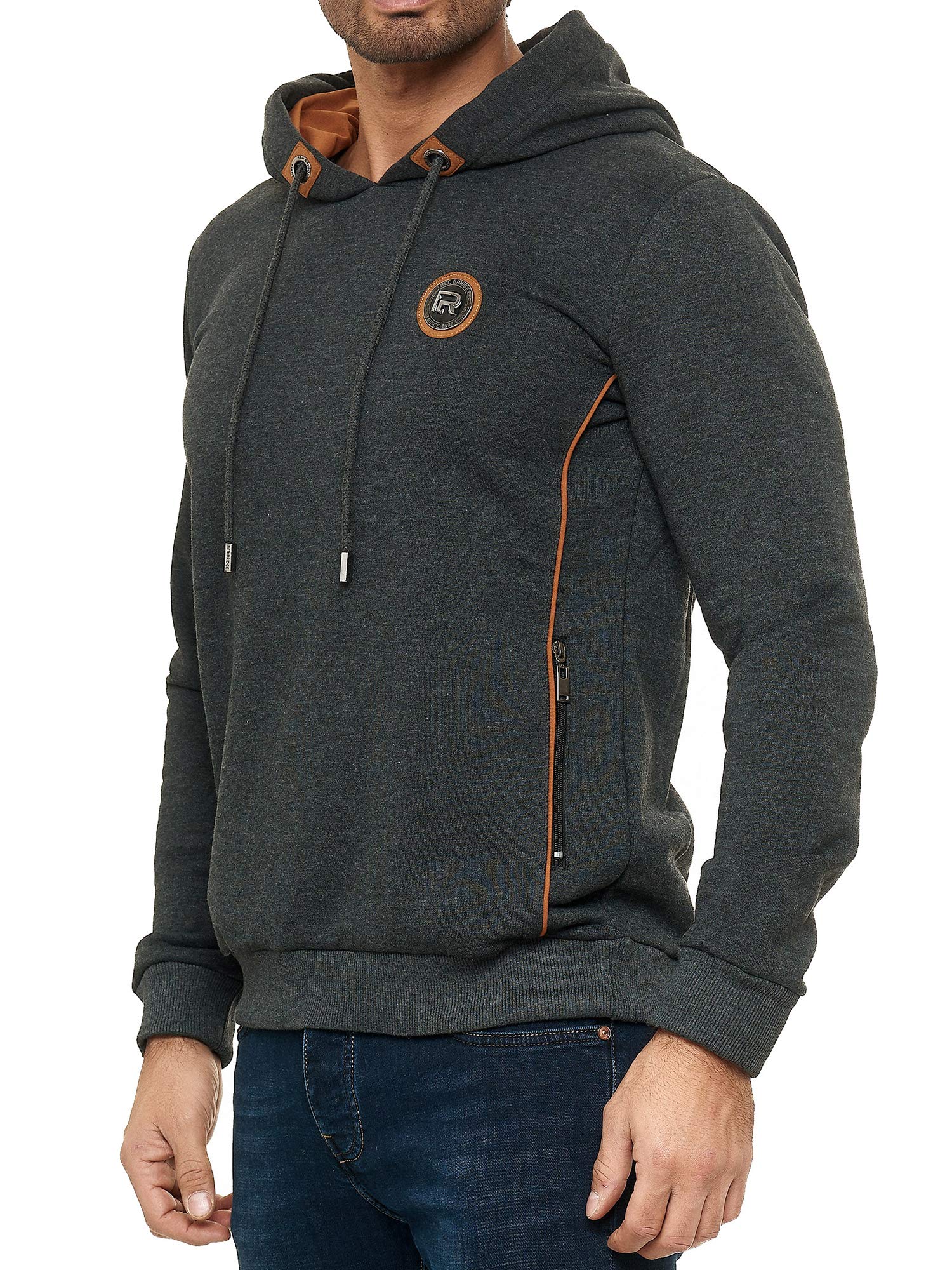 redbridge-contrast-line-hoodie-herren-mit-kapuze-regular-fit-schwarz image 3