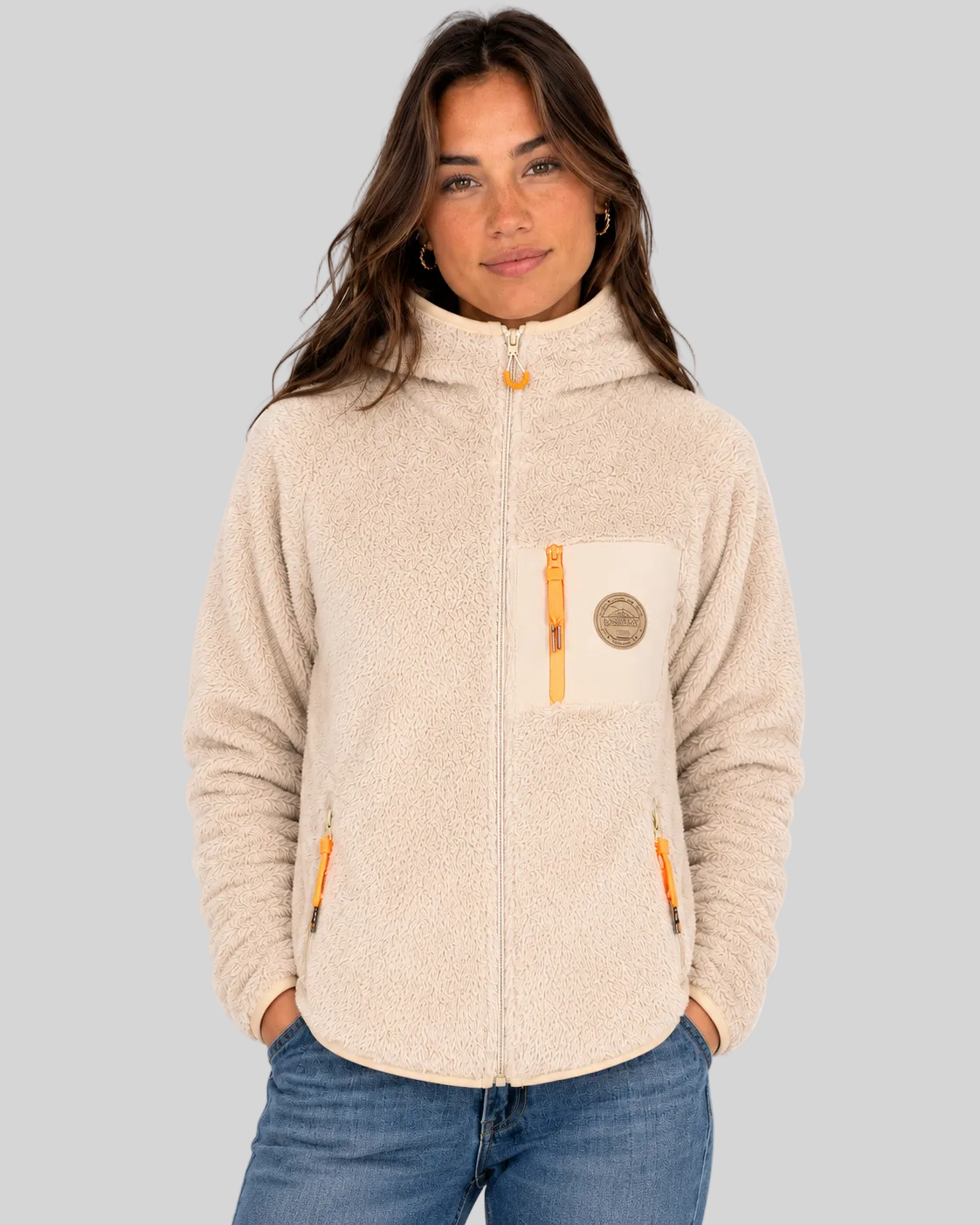 geographical-norway-toscana-fleecejacke-damen-schwarz-kapuze image 6