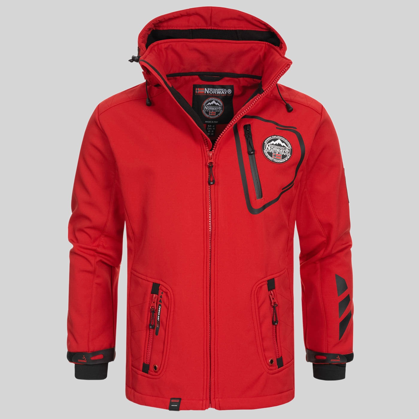geographical-norway-tacebook-herren-softshelljacke-dunkelgrau image 5