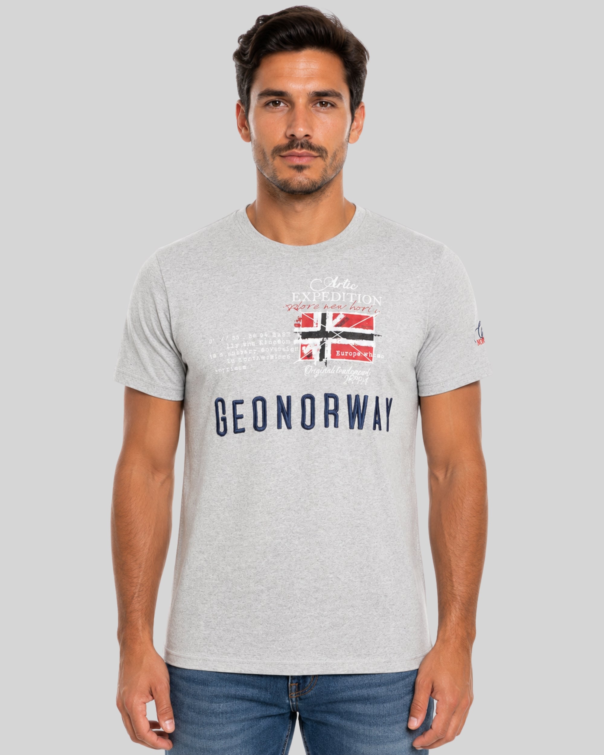 geographical-norway-jason-herren-t-shirt-mit-print image 1