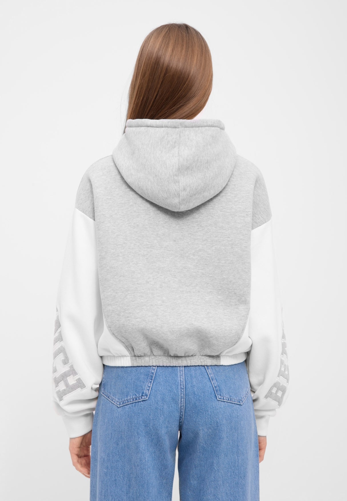 bench-livia-hoodie-damen-cropped-grau-baumwolle image 3
