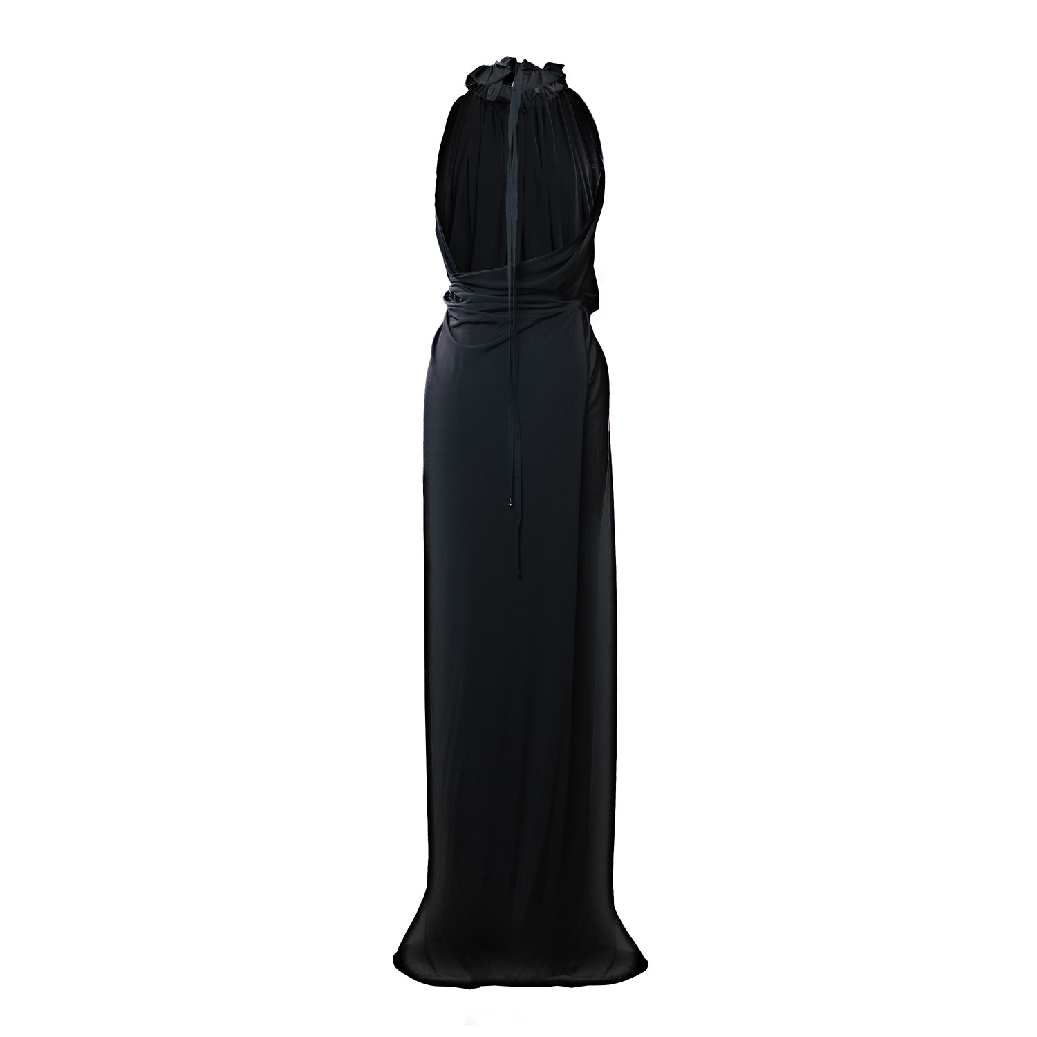 milk-of-lime-garments-cinder-wrap-dress-wickelkleid-grau image 2