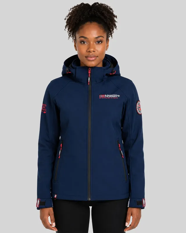 geographical-norway-takeni-damen-softshelljacke-marine-wasserabweisend image 1