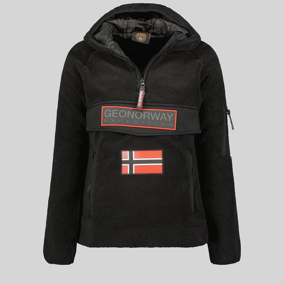 geographical-norway-upassia-damen-fleecejacke-schwarz image 3
