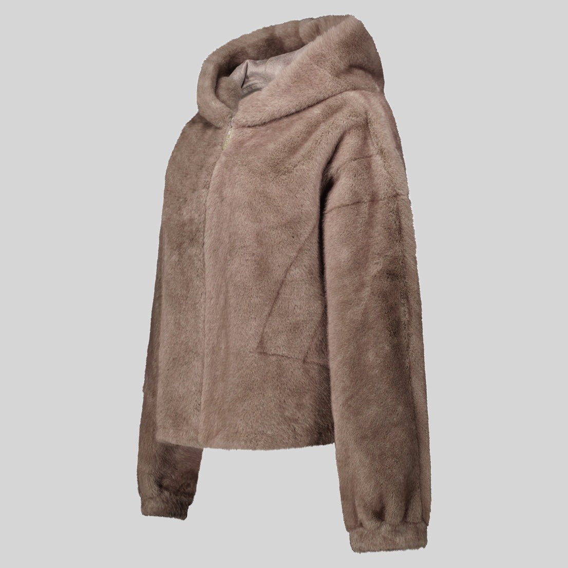 geographical-norway-dadani-damen-fleecejacke-taupe-mit-kapuze image 5