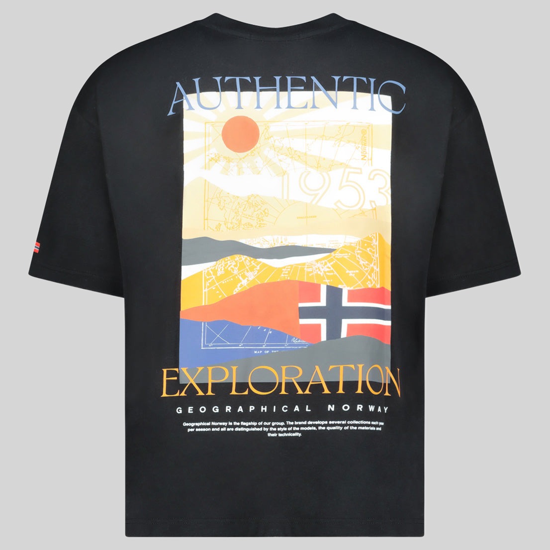 geographical-norway-jauthentic-herren-t-shirt-schwarz-oversize image 2