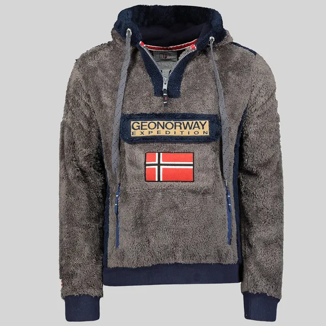 geographical-norway-gymclass-sherco-herren-fleecejacke-schwarz-kapuze-rei-versch image 1