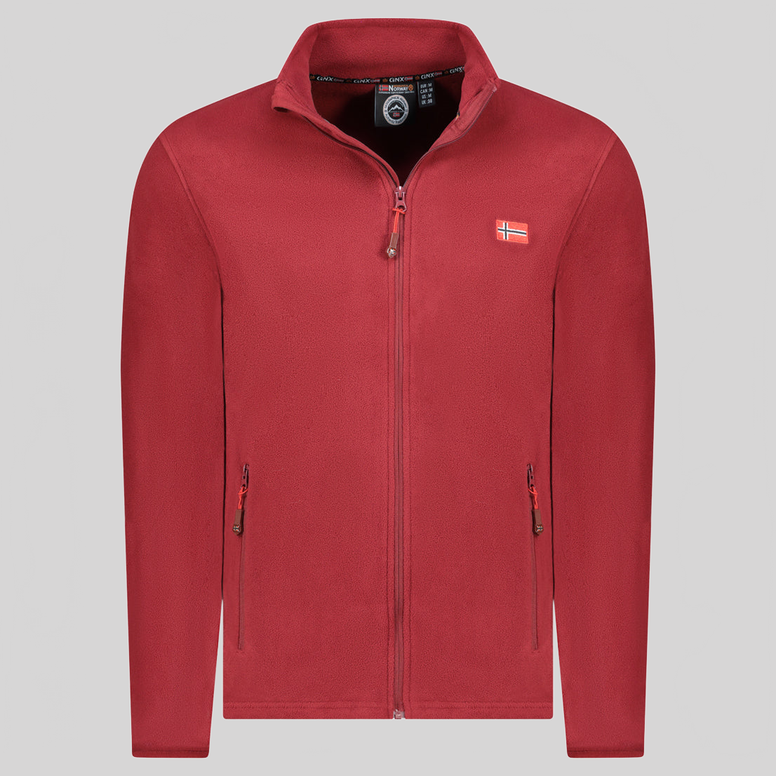 geographical-norway-ulysse-herren-fleecejacke-marine-full-zip image 3