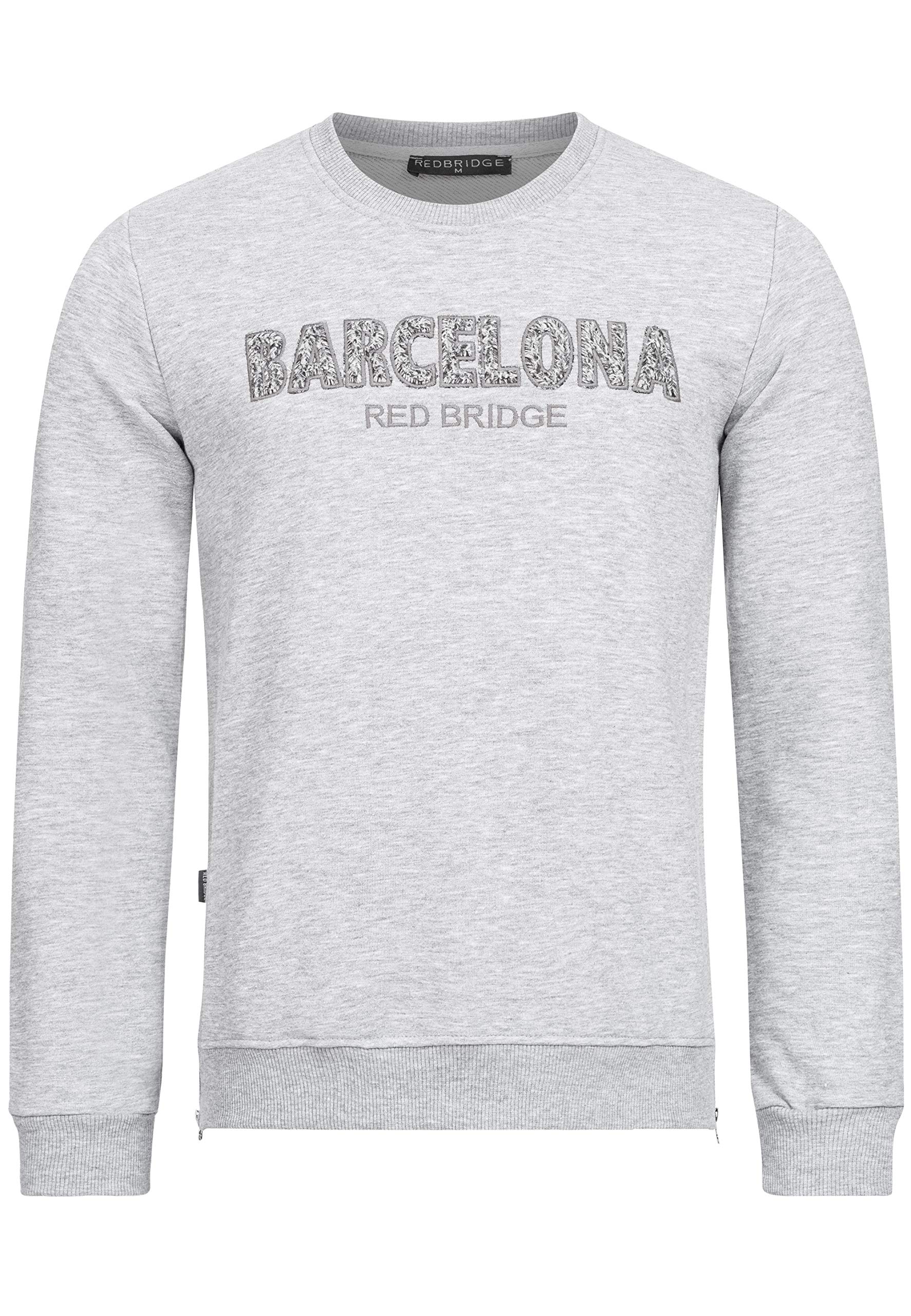 redbridge-barcelona-sweater-herren-pullover-wei-regular-fit image 1