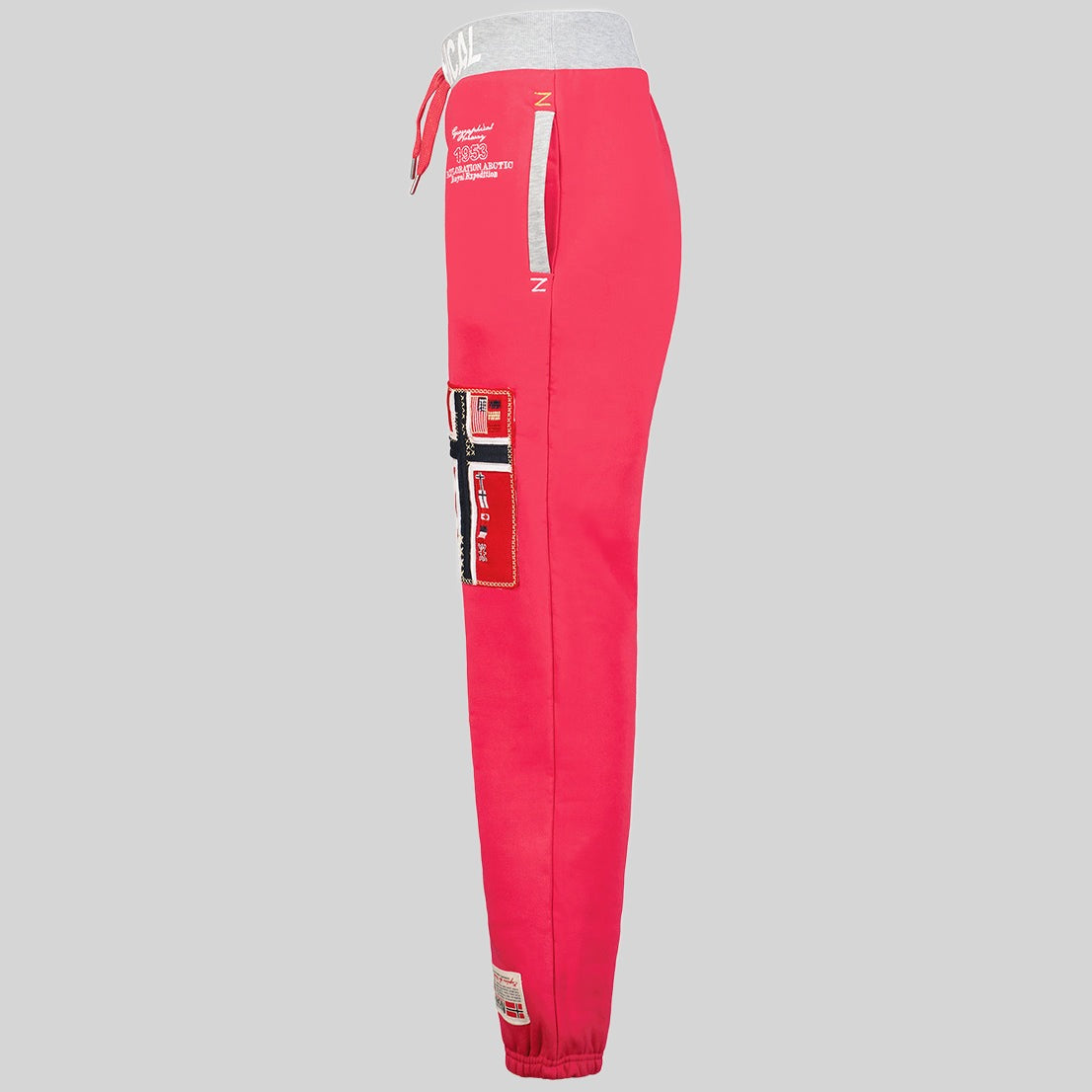 geographical-norway-myer-jogginghose-damen-schwarz-norway-print image 5