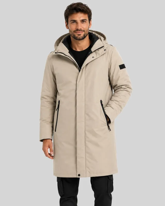 geographical-norway-bagage-herren-parka-beige-winter image 1