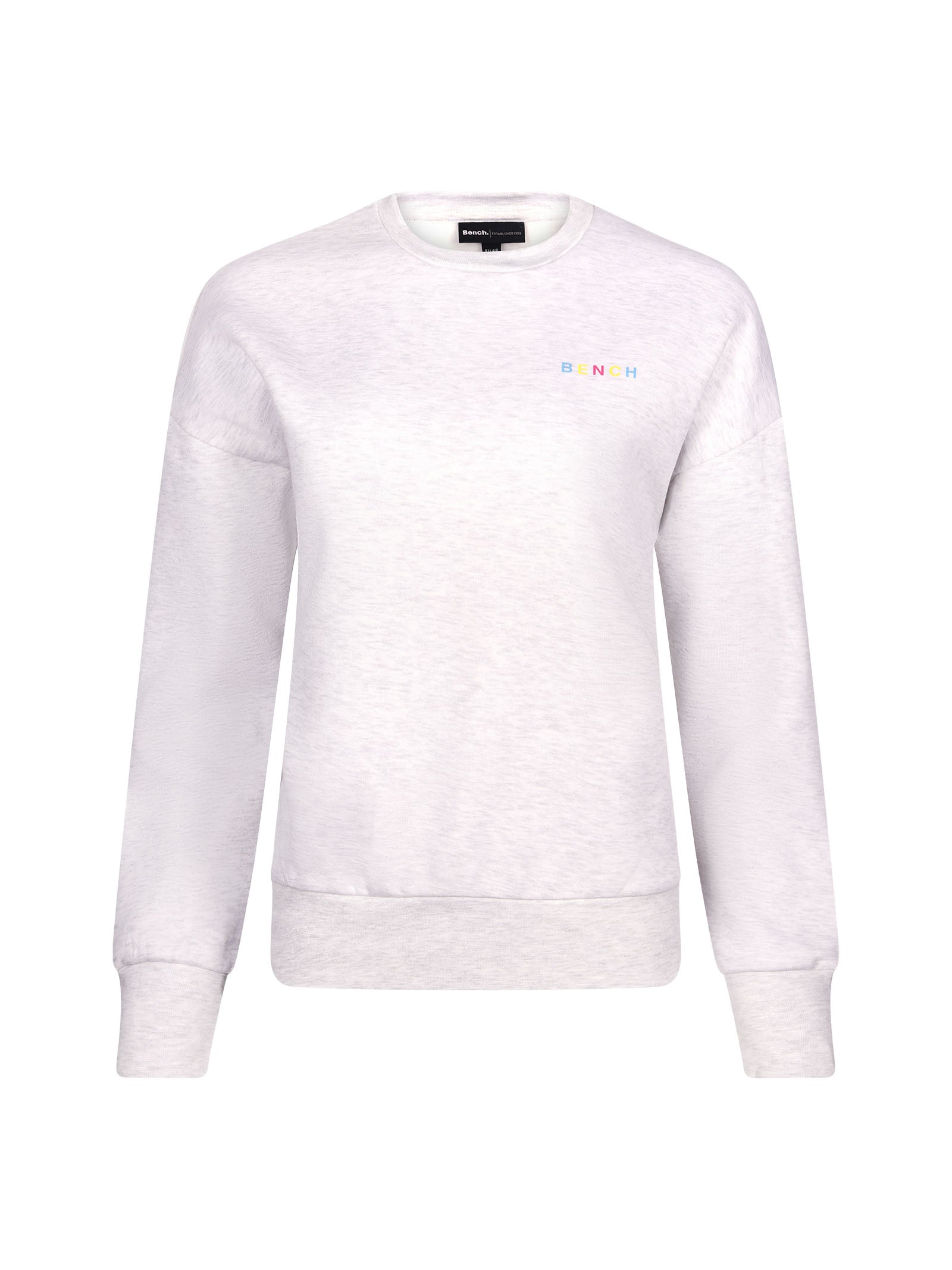 bench-janny-damen-sweatshirt-charcoal-logo-regular-fit image 6