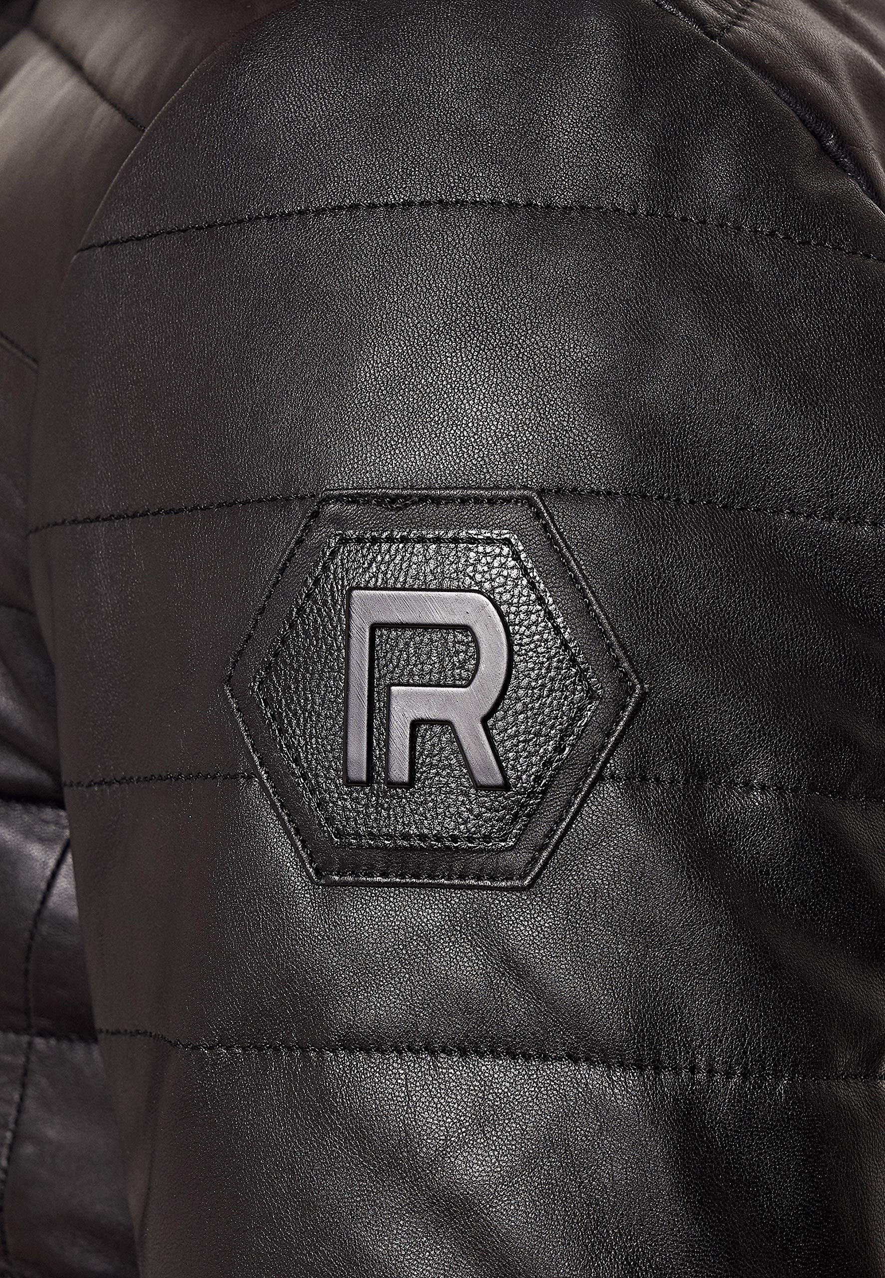 redbridge-lederjacke-herren-echtleder-stepp-schwarz image 8