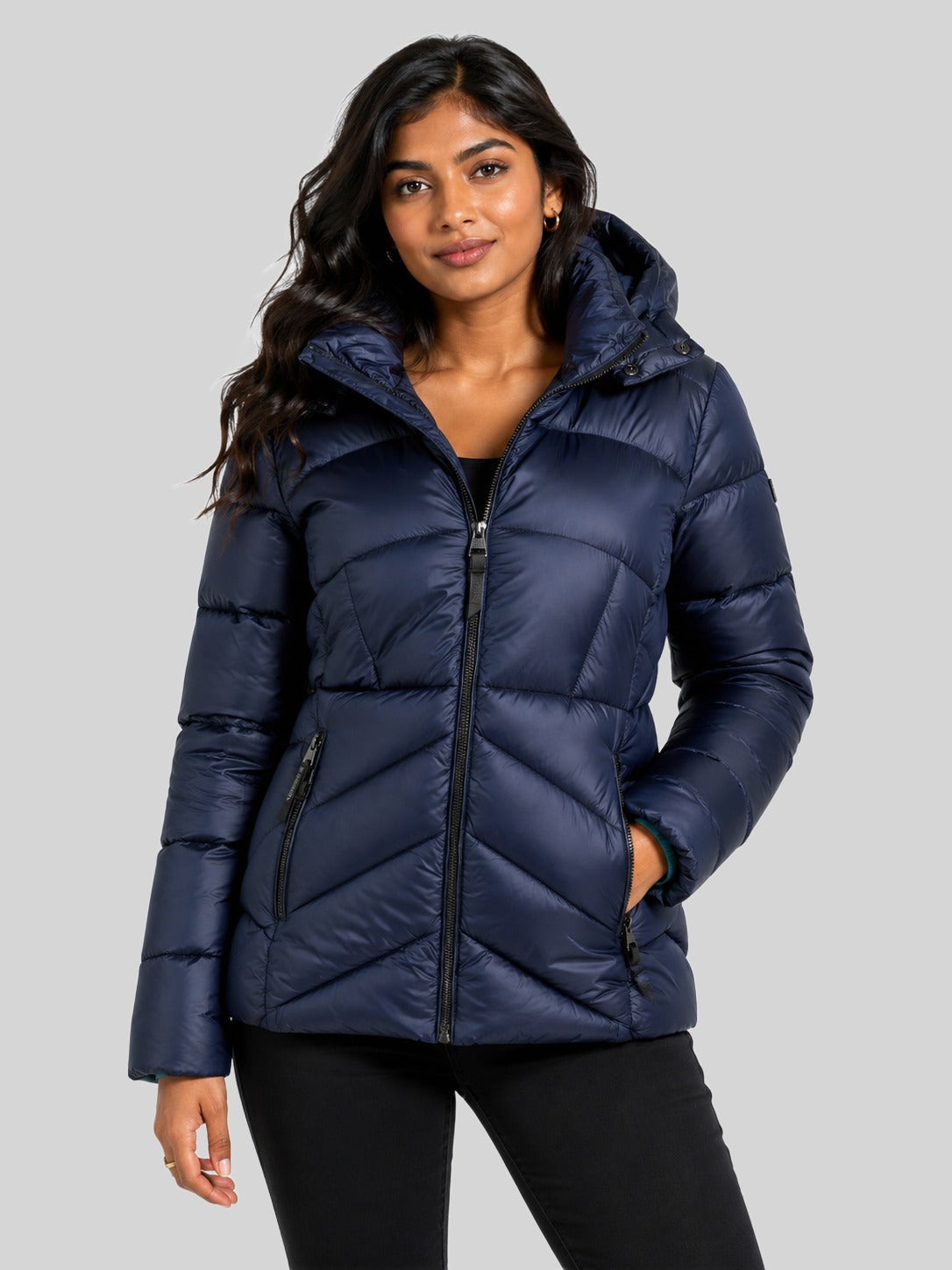 geographical-norway-blanche-short-blouson-hellgrau-winterjacke-kurz image 6