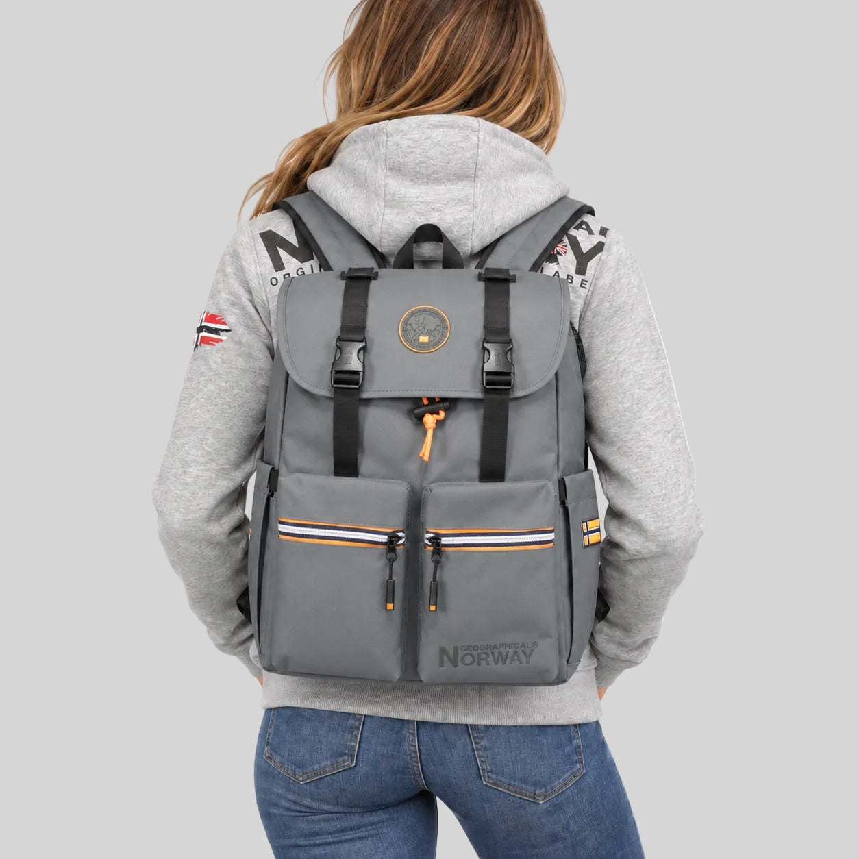 geographical-norway-saqesse-rucksack-kaki-mit-klappe image 6