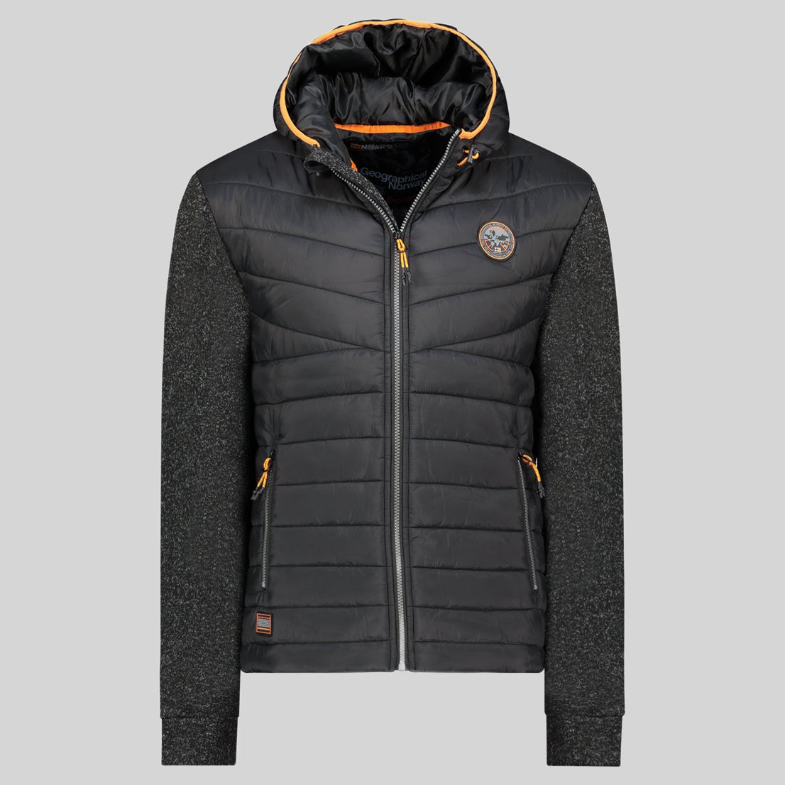 geographical-norway-ummos-fleecejacke-herren-marine-kapuze image 7