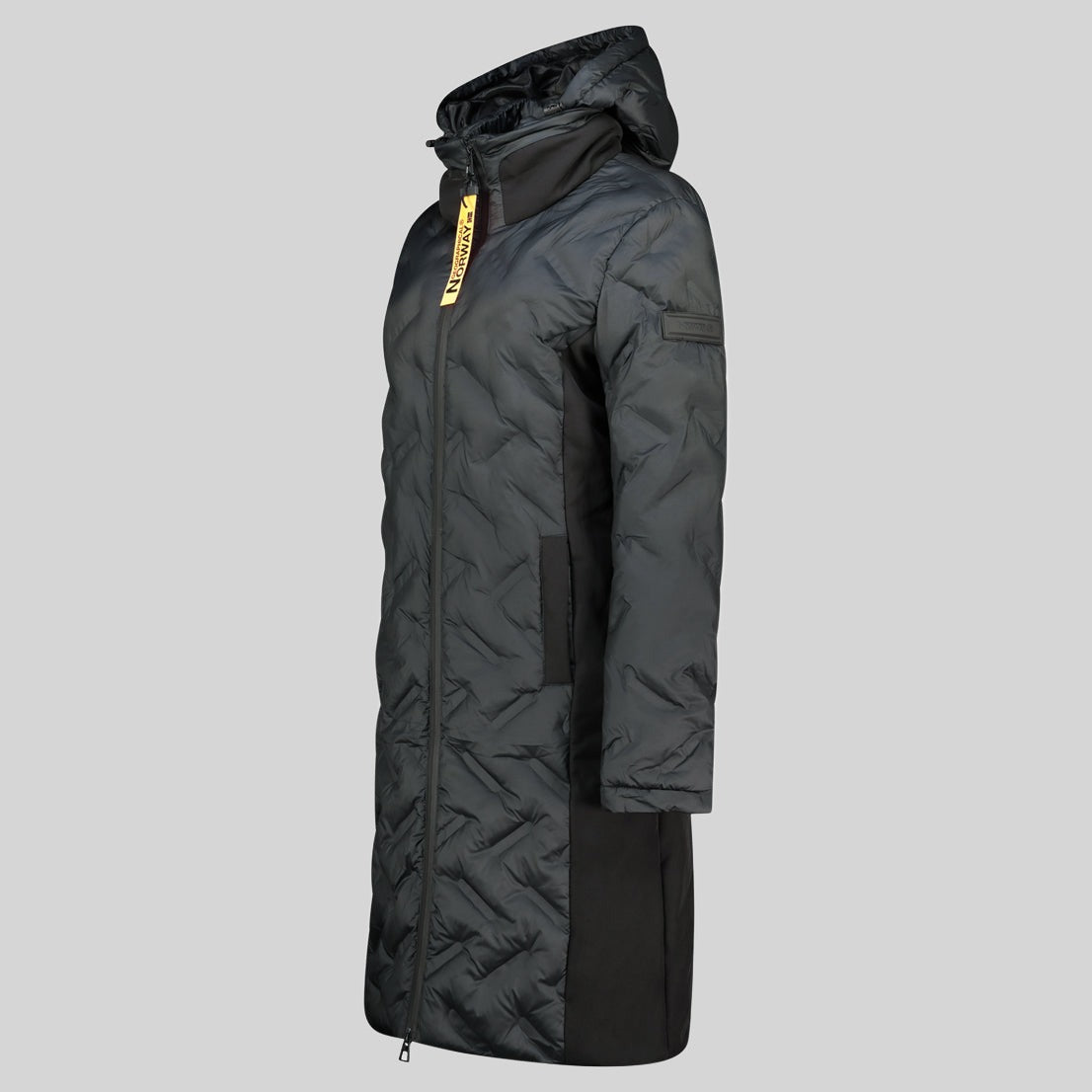 geographical-norway-brunelle-damen-parka-schwarz-stepp image 5