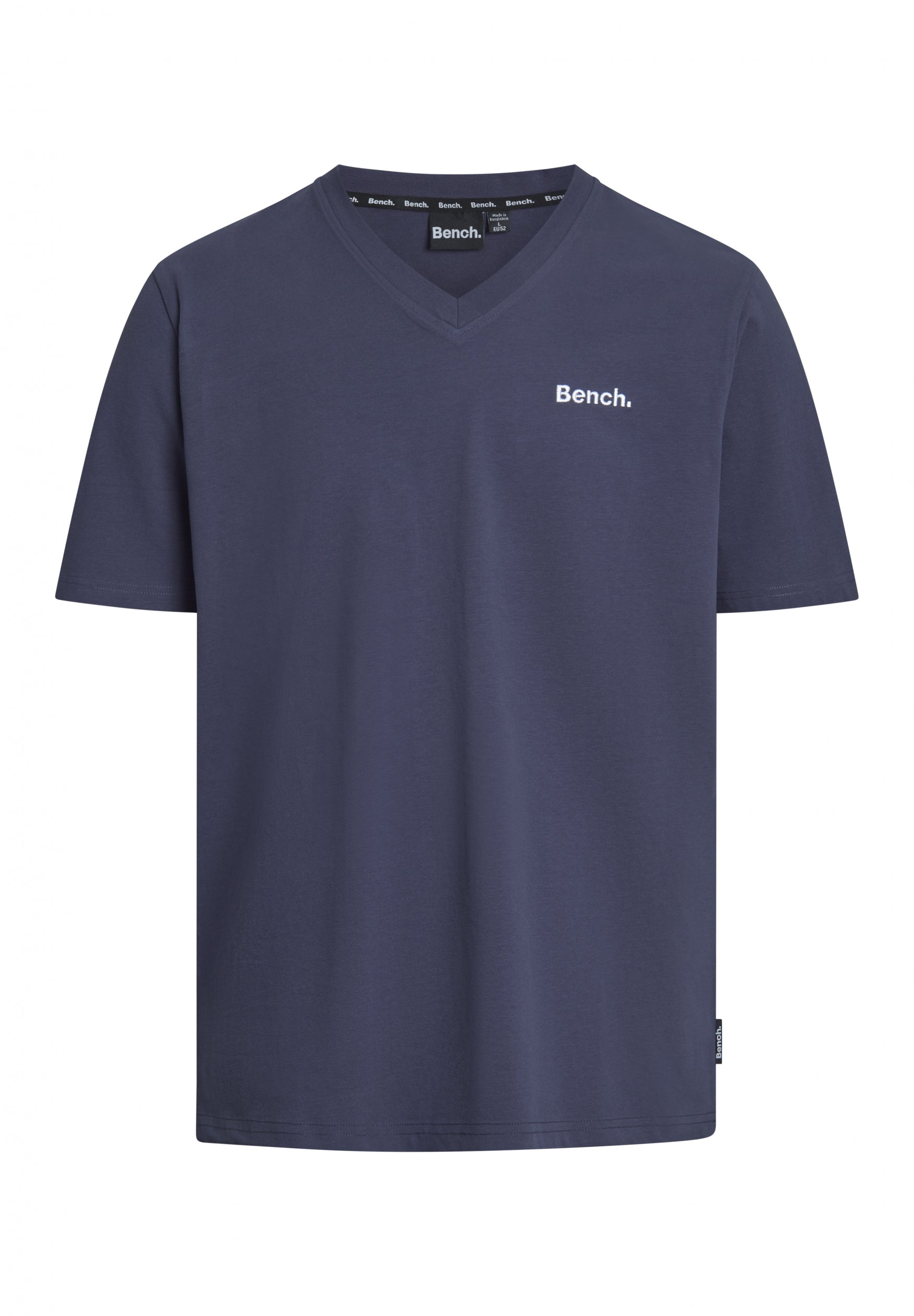 bench-memphis-t-shirt-herren-v-ausschnitt-grau-basic image 1