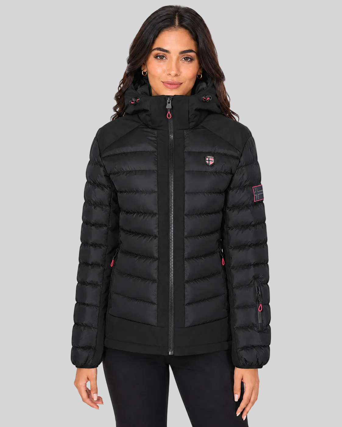 geographical-norway-aurelien-damen-jacke-marine-zweifarbig image 6