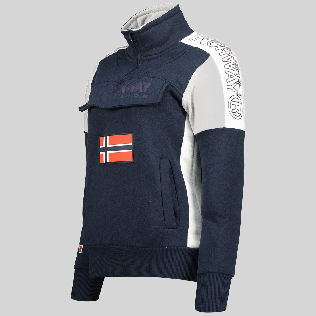 geographical-norway-fagostino-damen-sweatshirt-schwarz-print image 7